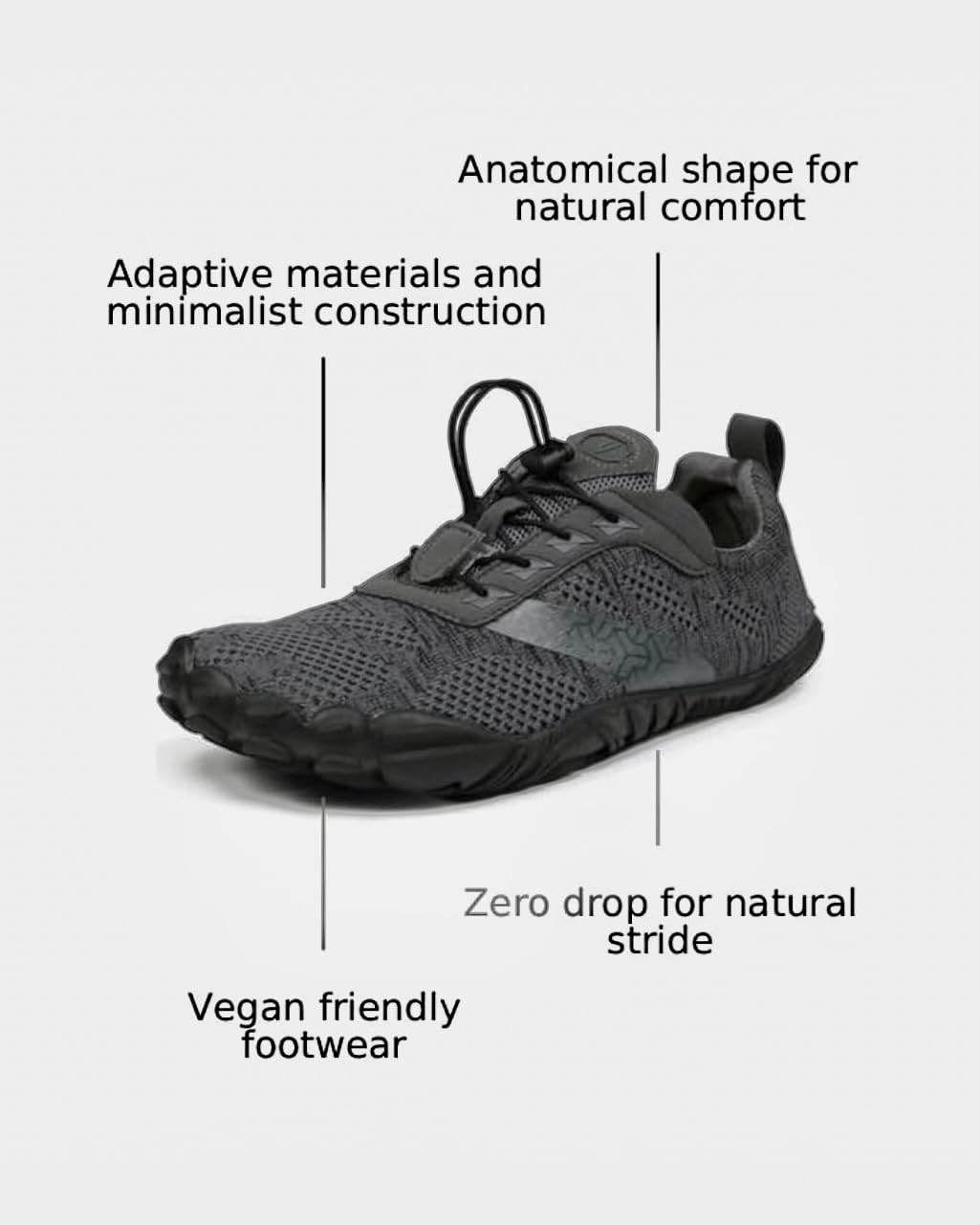 WHITIN Men's Minimalist Trail Running Shoes | Wide Toe Box | Optimal Barefoot-Feel customer photo 2
