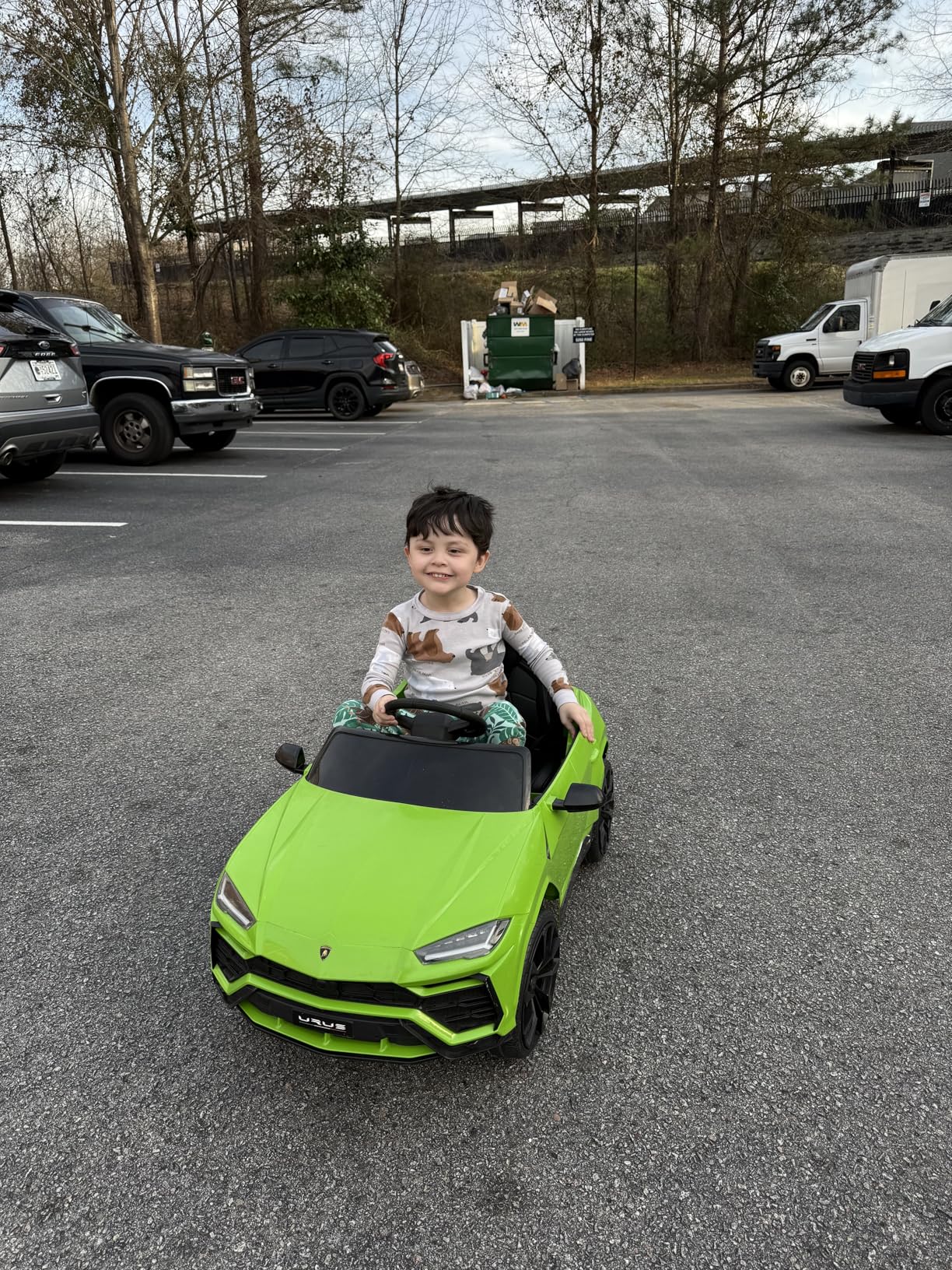 Kidzone Ride On Car 12V Lamborghini Urus Kids Electric Vehicle Toy w/Parent Remote Control, Horn, Radio, Port, AUX, Spring Suspension, Opening Door, LED Light - Pink customer photo 1