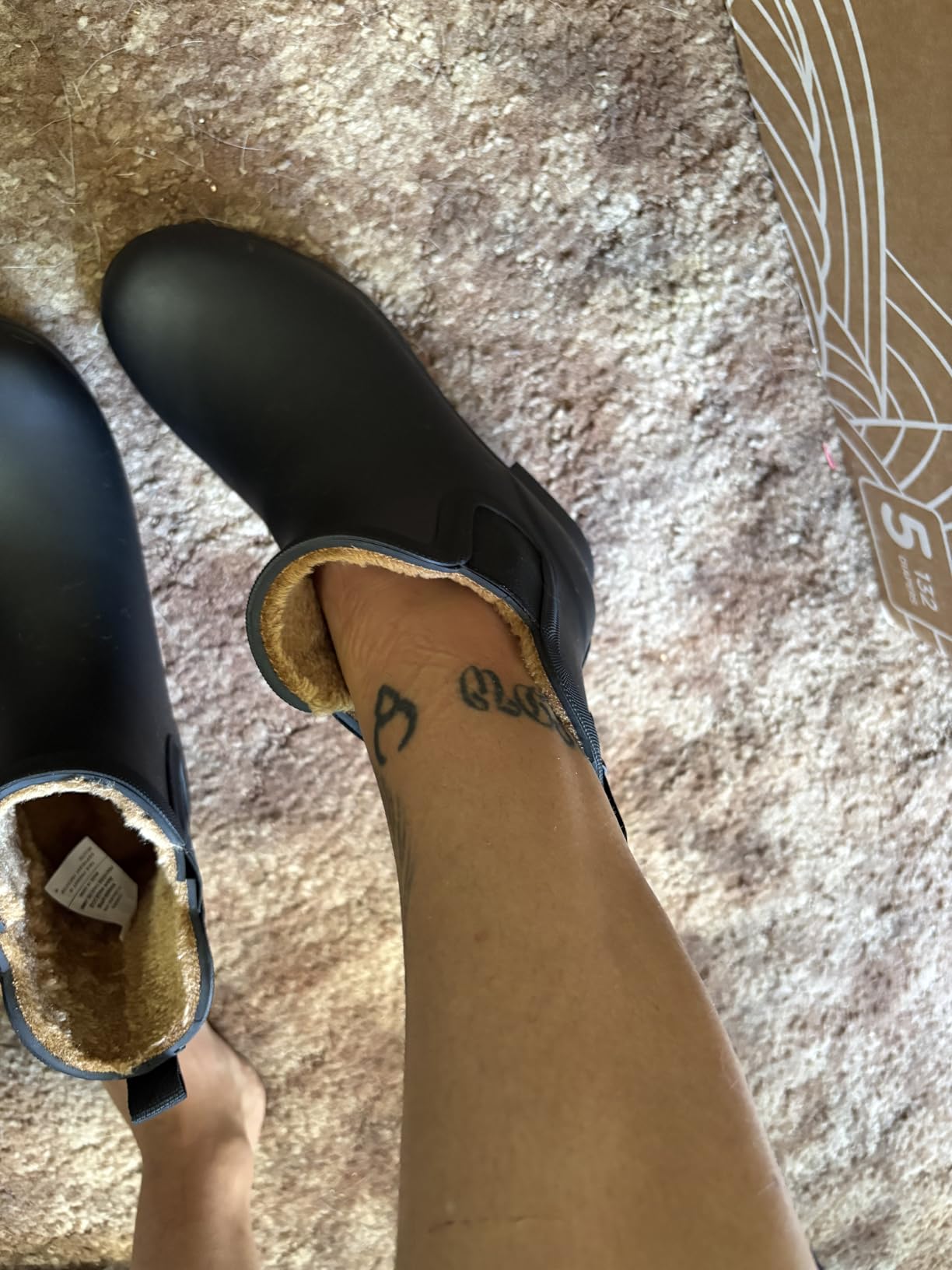 Chooka Women's Delridge Waterproof Chelsea Bootie Slip On Ankle Rain Boot customer photo 2