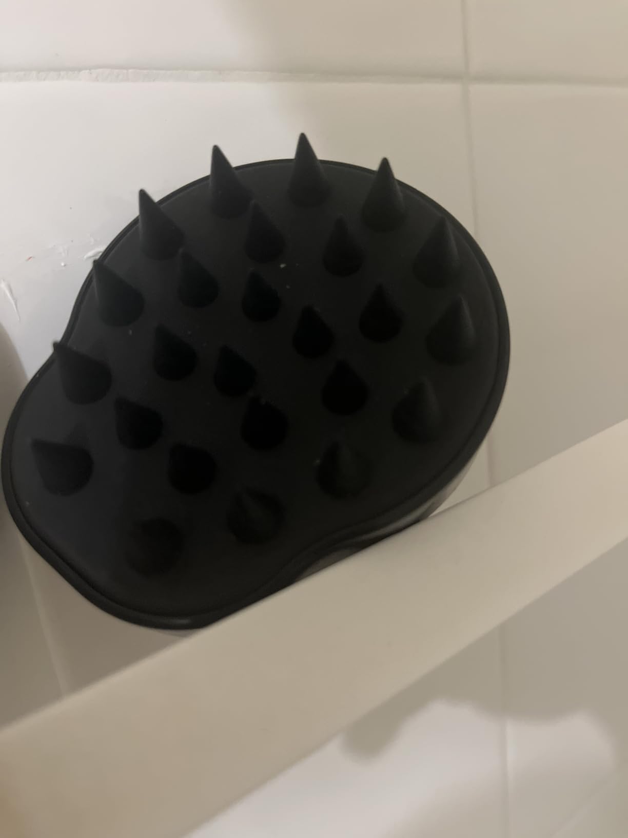 HEETA Hair Scalp Massager Shampoo Brush 2 Pack, Soft Silicone Bristles to Remove Dandruff, Waterproof Hair Scrubber for Both Wet Dry Use, Suitable for Men & Women (Green & Black) customer photo 1