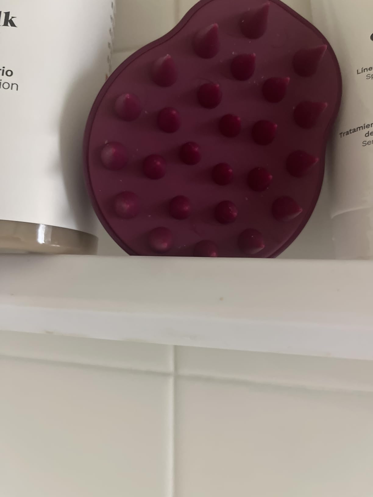 HEETA Hair Scalp Massager Shampoo Brush 2 Pack, Soft Silicone Bristles to Remove Dandruff, Waterproof Hair Scrubber for Both Wet Dry Use, Suitable for Men & Women (Green & Black) customer photo 2