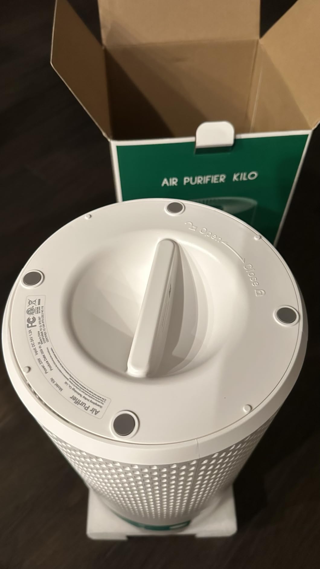 Afloia Air Purifiers for Home Bedroom Large Room Up to 1076 Ft², 3-Stage Filter, Quiet 22 dB, 7 Colors Night Light customer photo 2