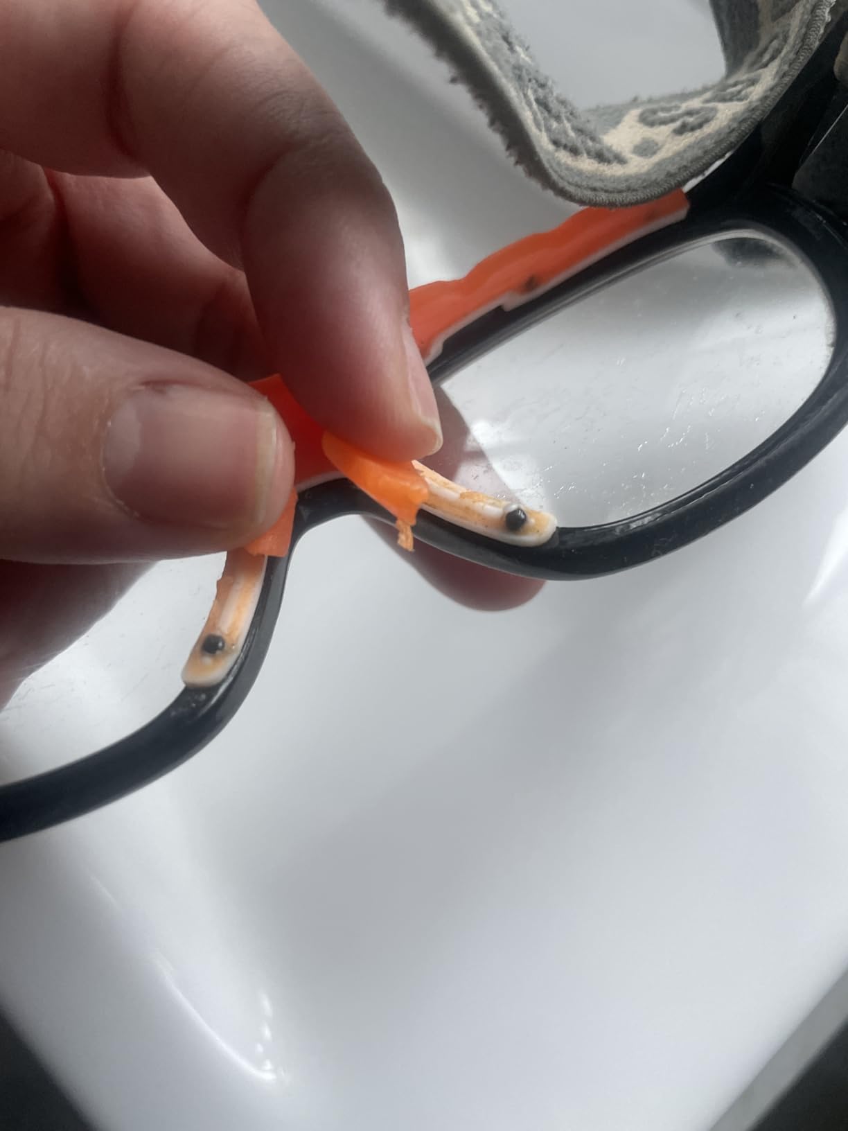 Kids Sports Glasses Basketball Football Safe Training Goggles Anti Fog 7-12 customer photo 1