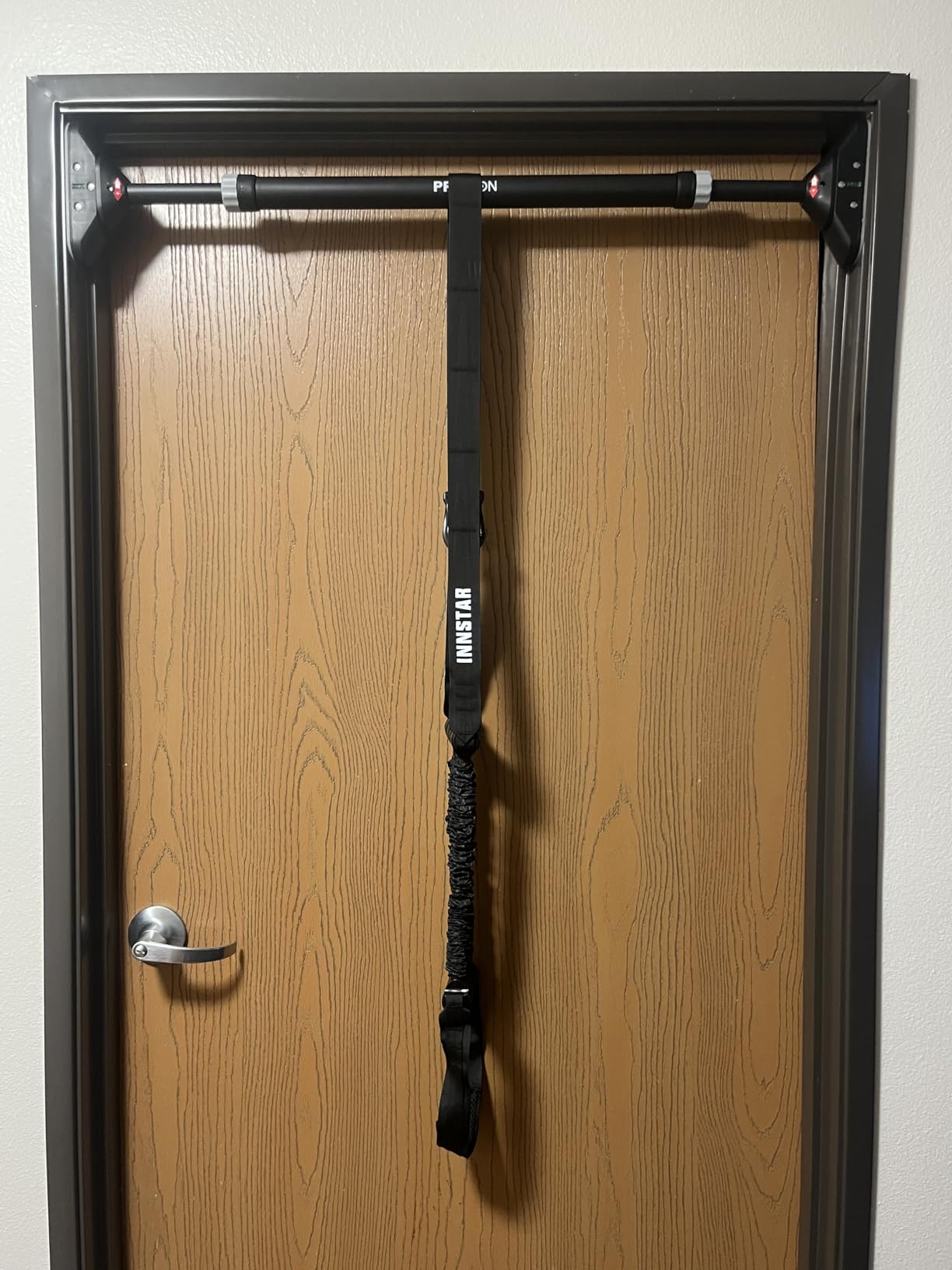 Innstar Pull Up Assistance Bands, Heavy Duty Resistance Band for Pull Up Assist, Adjustable Resistance 165-265lbs with Fabric Feet/Knee Rest, Pull Up Bands Assistance Bands customer photo 1