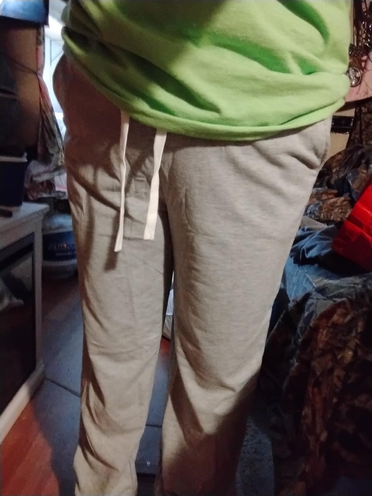 AUTOMET Women's High Waisted Lounge Sweatpants Jogger Pants with Pockets customer photo 2
