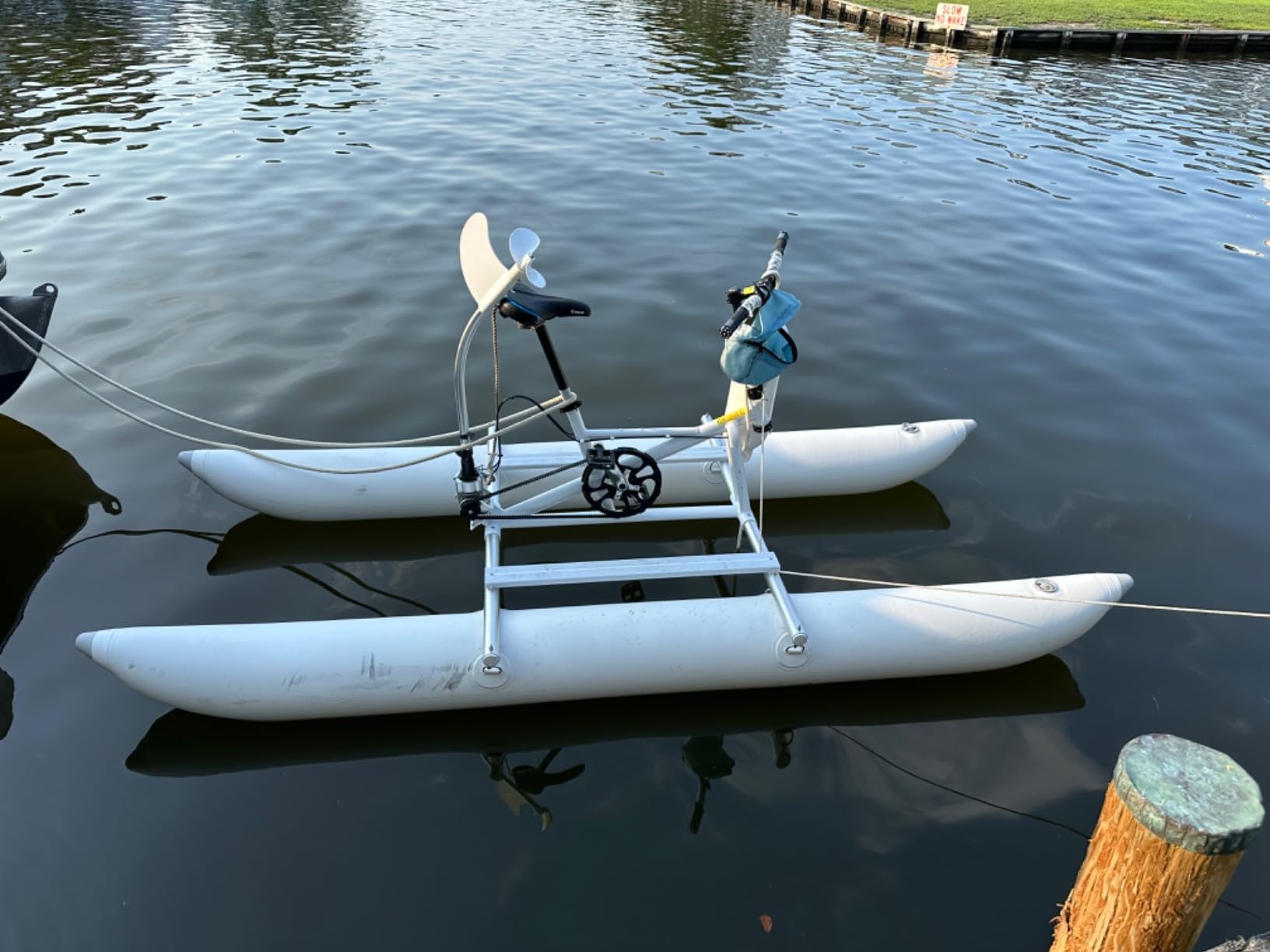 Water Bikes, Inflatable Kayak Bikeboat for Lake, Water Sports Touring Kayaks Sea Pedal Bicycle Boat for Sport Fun Fishing customer photo 1