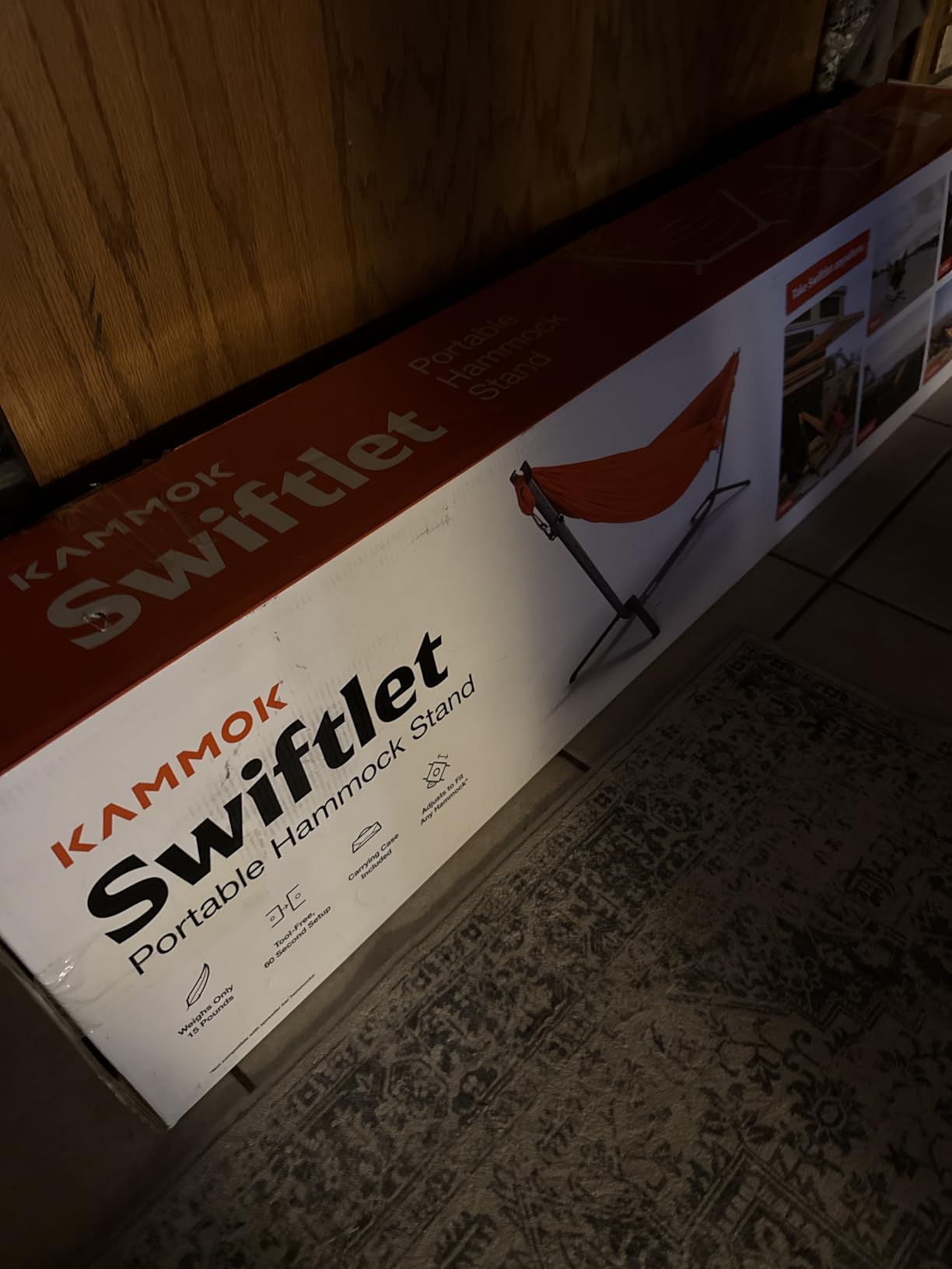 Kammok: Swiftlet Portable Hammock Stand | Lightweight, 15lbs, Easy, Fast Setup, Chair Mode. (Carry Bag with Straps. Made for Home-to-Travel, Camping, Park, Backyard), *Hammock Sold Separately* customer photo 1