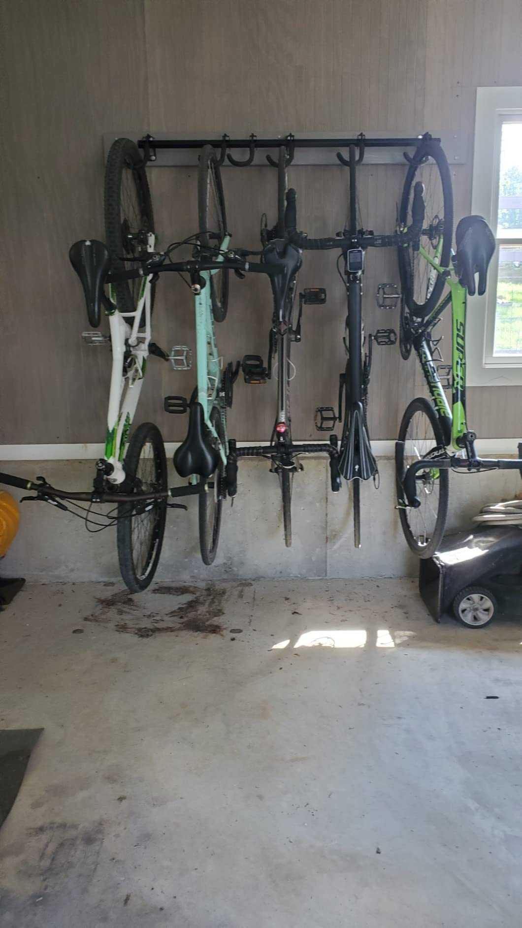 FLEXIMOUNTS 6 Bike Storage Rack, Heavy Duty Wall Mount Hanger for Home & Garage, Holds Up to 300lbs customer photo 1
