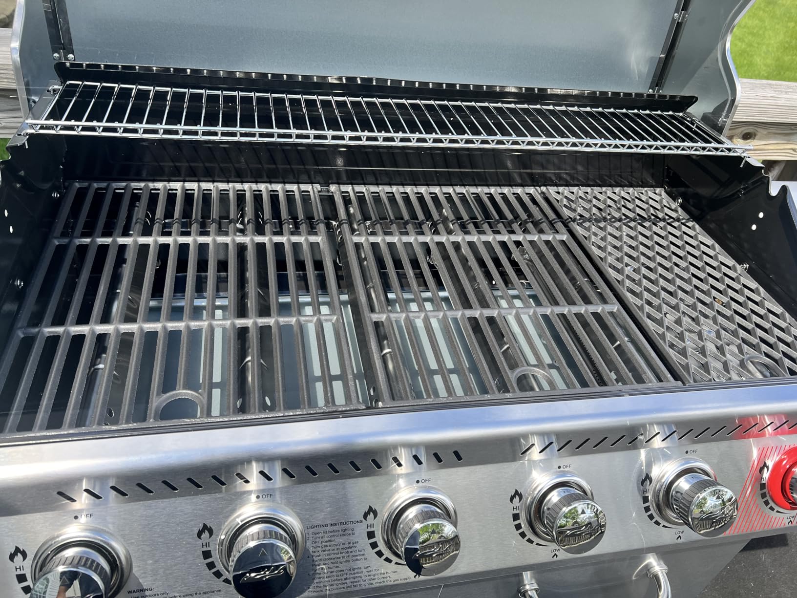 Royal Gourmet GA6402S 6-Burner Propane Gas Grill with Side Burner and Warming Rack, 74,000 BTUs, Cabinet Style Outdoor BBQ Grill customer photo 2