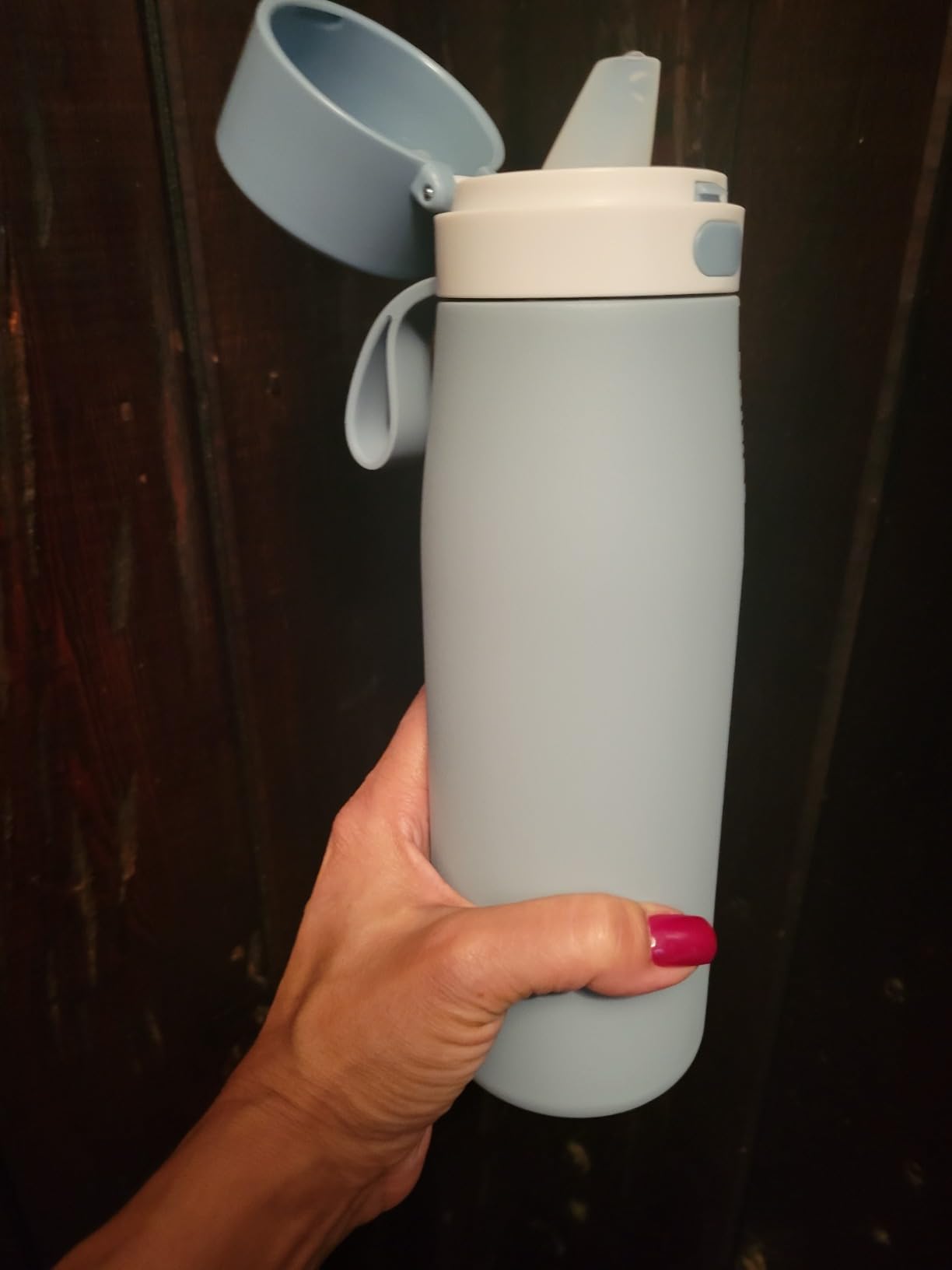 PHILIPS Water Bottle with Filter, Filter Water Bottle Stainless Steel with GoZero Everyday BPA-Free Tap Water Filter, Water Filter Bottle Keep Drink Cold 24 Hours, 1 Filter for 40 gal / 2 Months customer photo 1