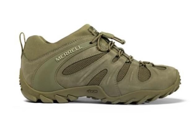 Merrell Men's Chameleon 8 Stretch Tactical Work Shoes, Waterproof Nubuck & Mesh Upper Ultra-Lightweight Hiking Combat Boots customer photo 1