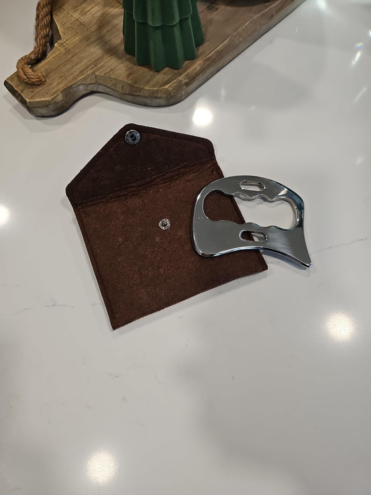FeelFree Sport Stainless Steel Gua Sha Scraping Massage Tool - Muscle Scraper - Soft Tissue Mobilization, Physical Therapy for Back, Legs, Arms customer photo 1