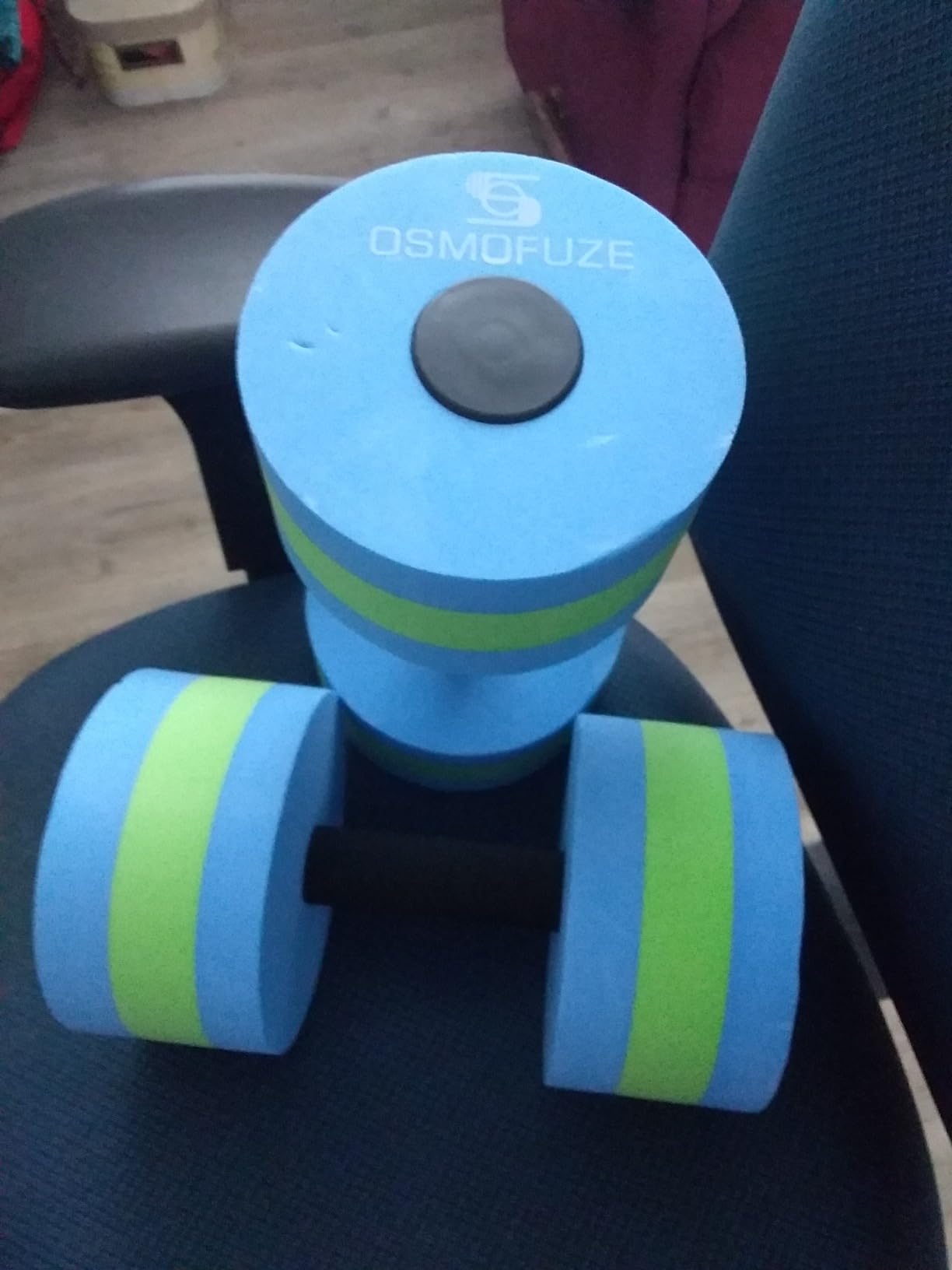 Aquatic Exercise Dumbbells - Set of 2 for Water Aerobics Fitness and Pool Exercises customer photo 1