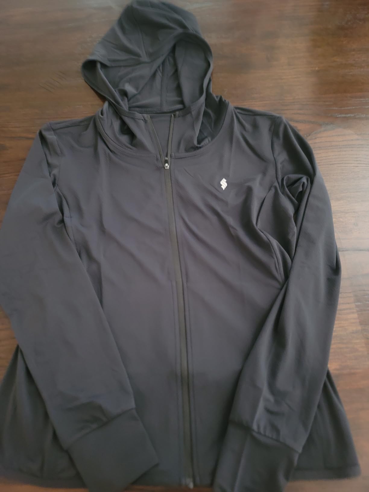 Women's UPF 50+ Sun Protection Hoodie Jacket Lightweight Long Sleeve Sun Shirt for Women with Pocket Hiking Outdoor customer photo 1