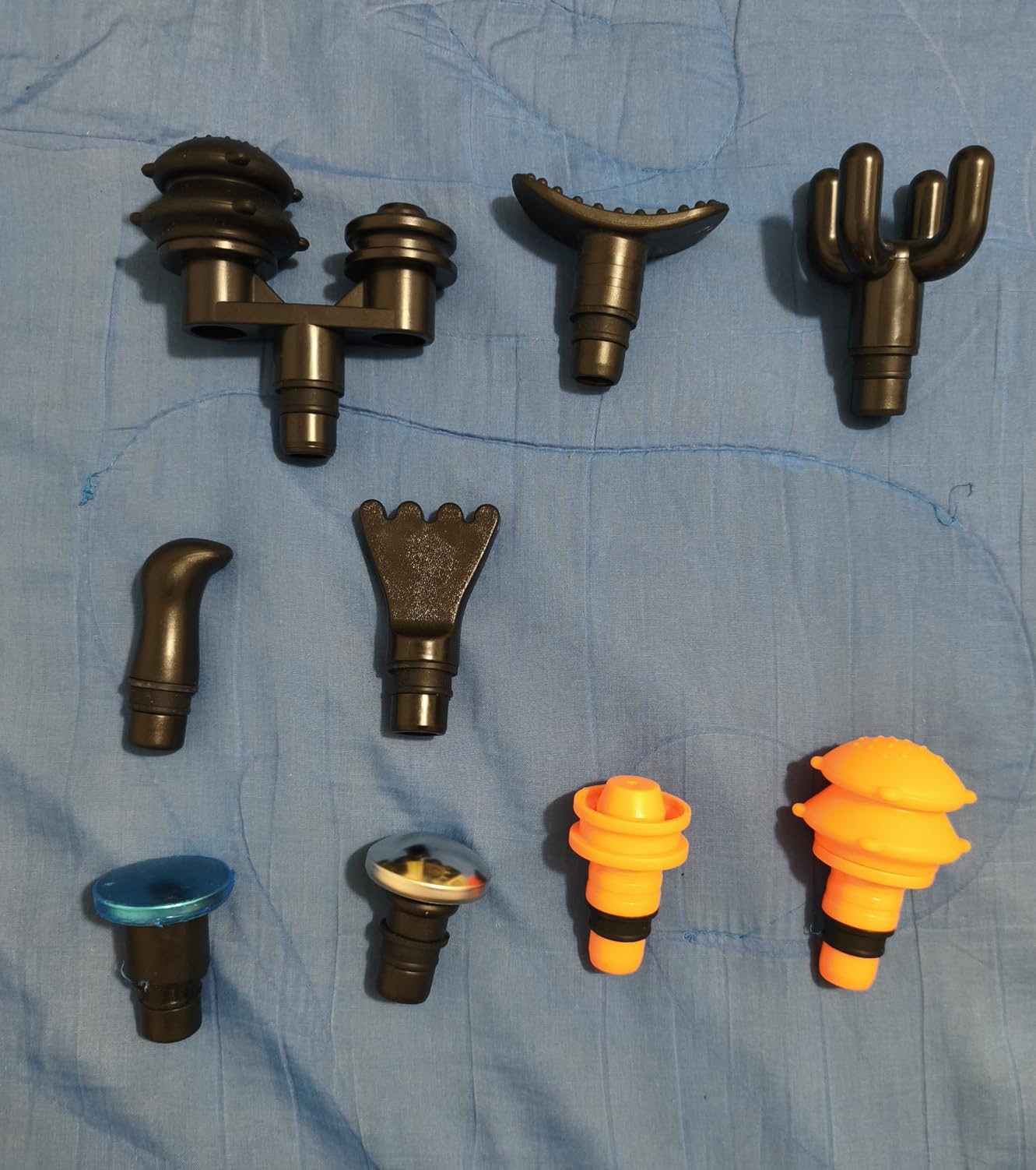 9Pcs Replaceable Massage Gun Heads - Deep Tissue Muscle Attachments and Accessories for Massage Gun - Plug-n-Play Adapter Set customer photo 1