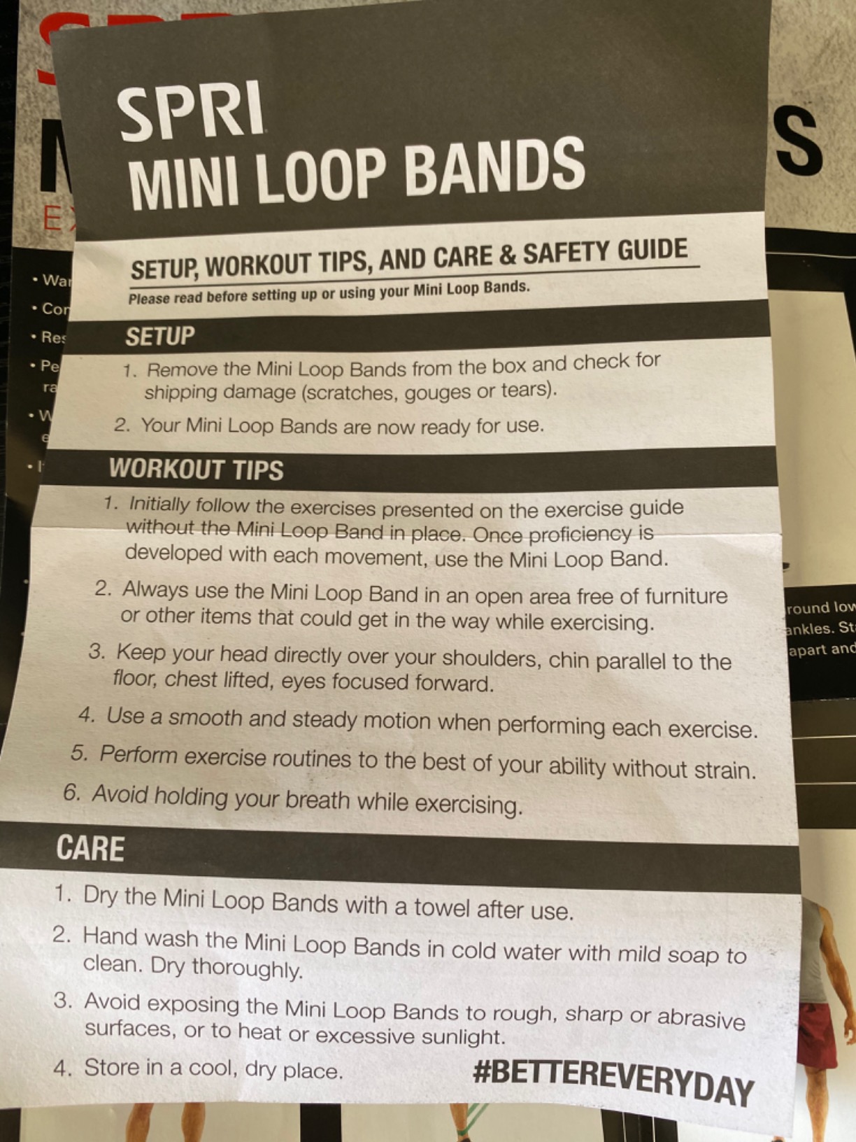 SPRI Mini Loop Bands Kit, Set of 3 - Light, Medium, Heavy Resistance Bands for Lower Body Workouts, Toning Muscles, and Exercise customer photo 1