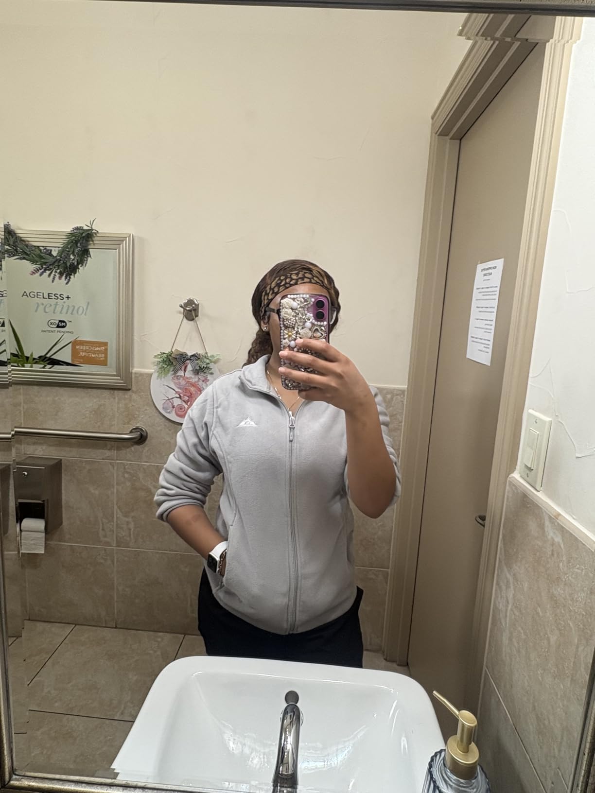 Women's Lightweight Full Zip Soft Polar Fleece Jacket Outdoor Recreation Coat customer photo 1