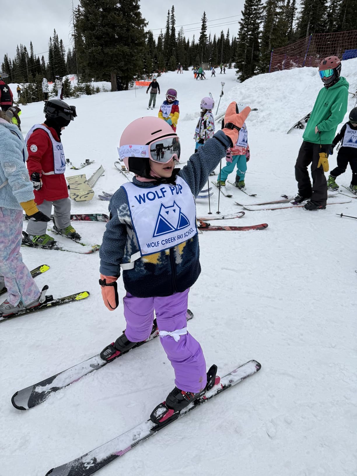 Odoland Kids Ski Helmet, Snow Helmet with Ski Goggles Set for Boys and Girls, Shockproof, Windproof, Safety Snowboard Sports Helmets and Protective Goggles for Children Age 6-14 customer photo 2
