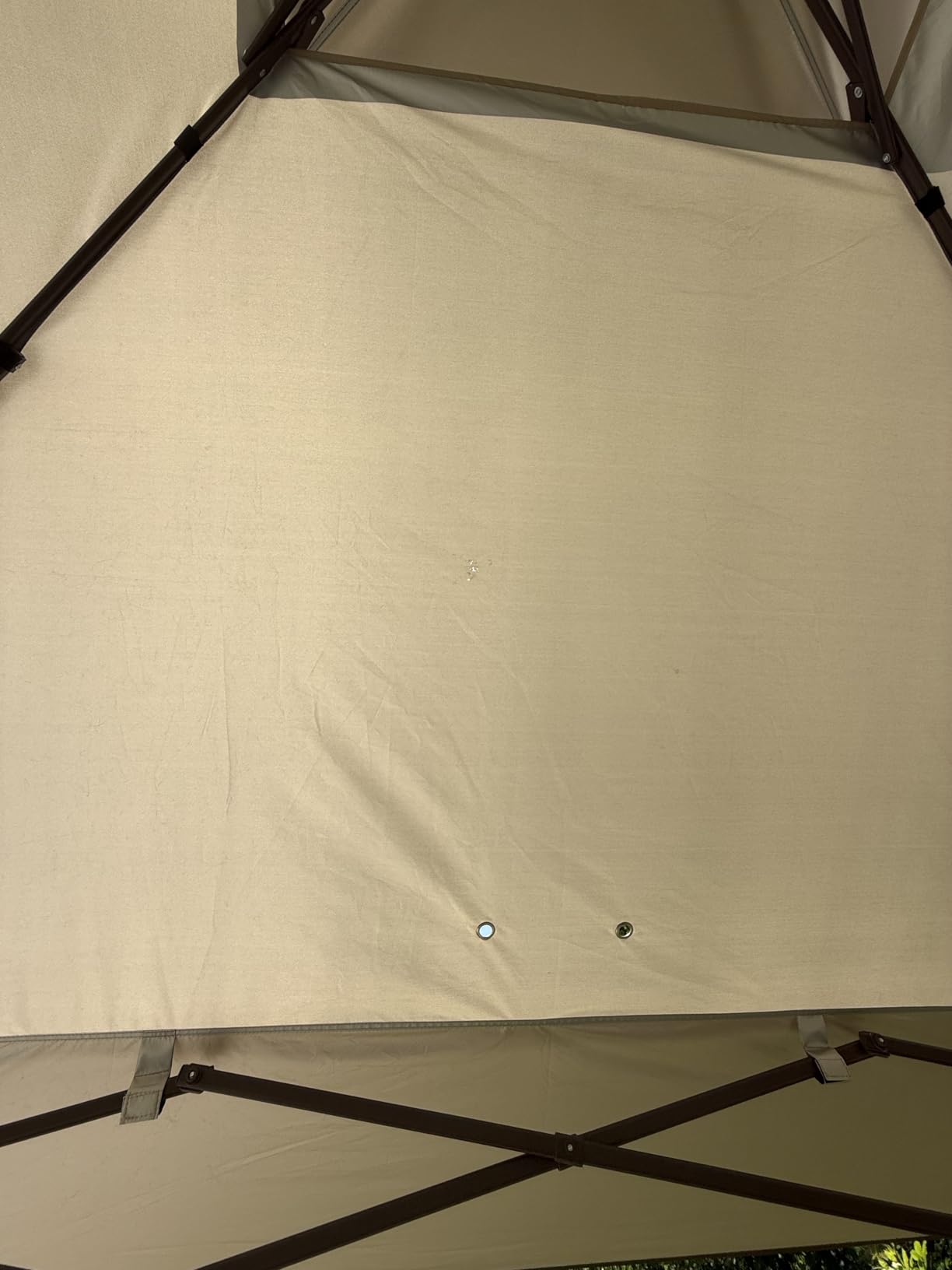 EAGLE PEAK 13x13 Straight Leg Pop Up Canopy Tent Instant Outdoor Canopy Easy Single Person Set up Folding Shelter w/Auto Extending Eaves 169 Square Feet of Shade (American Flag) customer photo 2