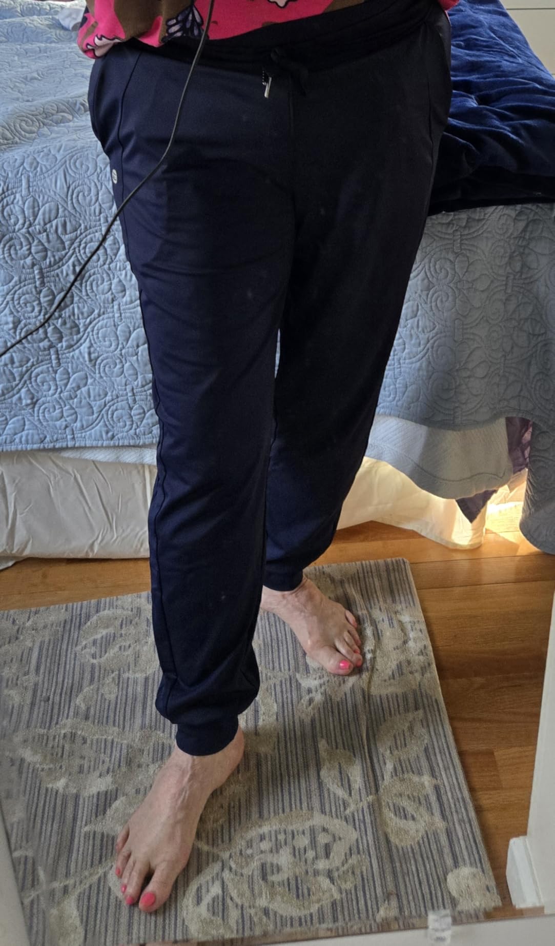 Women's Joggers Pants with Zipper Pockets High Waisted Athletic Tapered Sweatpants for Women Workout Lounge customer photo 1