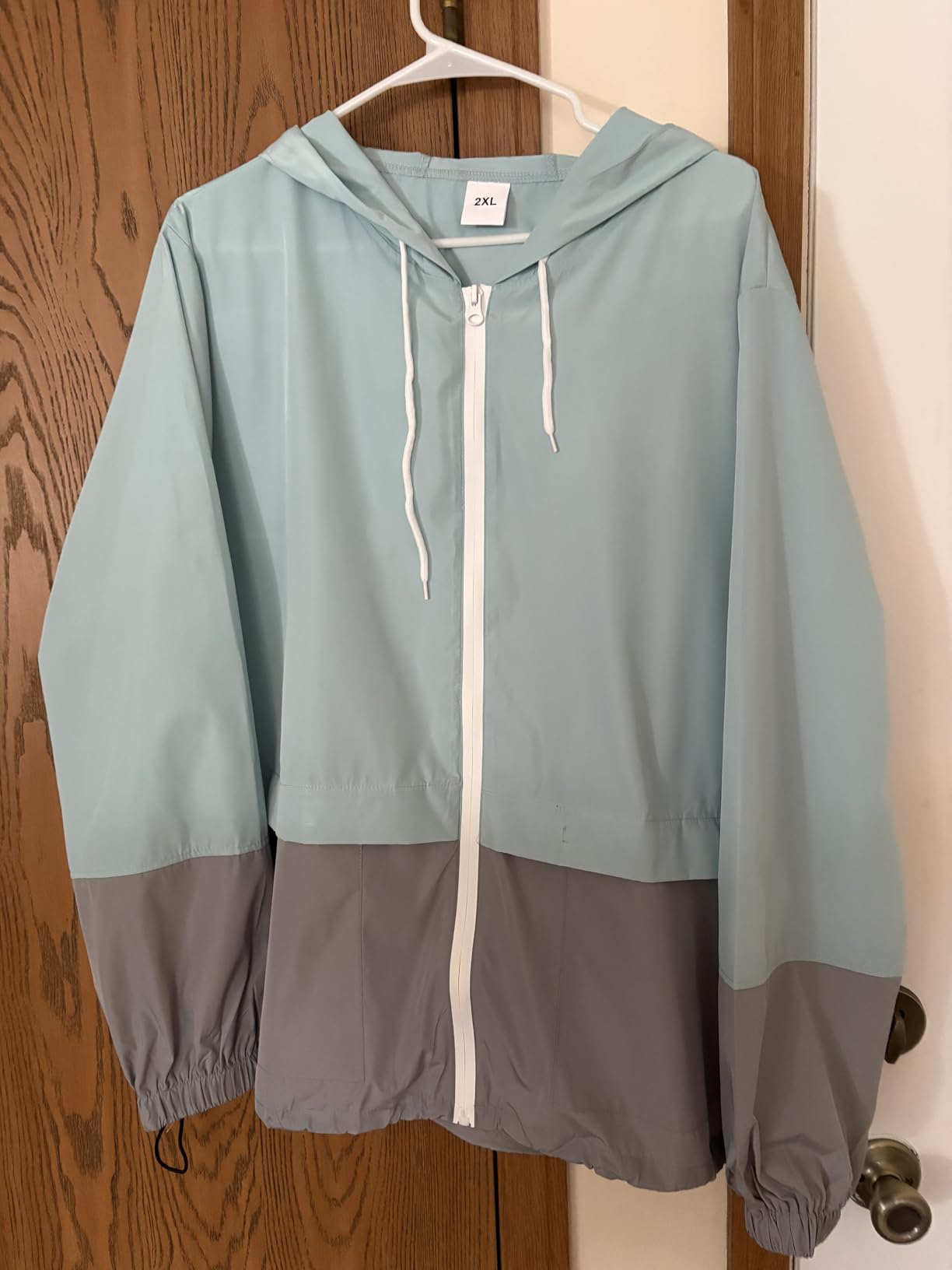 Zando Lightweight Rain Jacket Women Waterproof - Raincoat for Women Packable Rain coat Hooded Windbreaker for Travel Outdoor customer photo 1