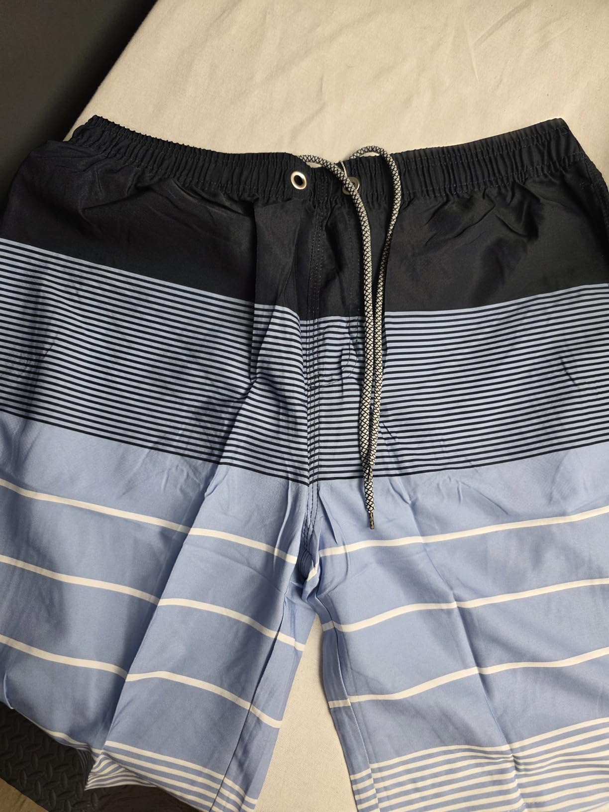 ELETOP Men's Swim Trunks Quick Dry Bathing Suit Swimming Board Shorts Mesh Lining Beach Swimwear customer photo 1