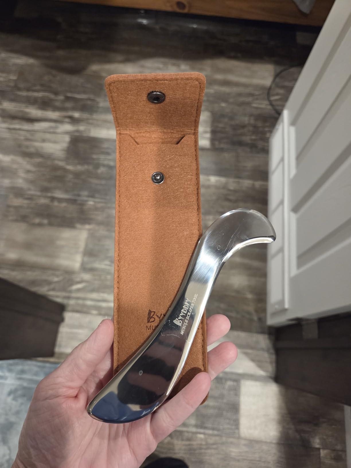 BYYDDIY 304 Stainless Steel Gua Sha Muscle Scraper Tool, Scar Tissue Tool, Physical Therapy Tools, Muscle Scraping Tool, Guasha Massage Scraper, IASTM Tools, Soft Tissue Massage Tool customer photo 2