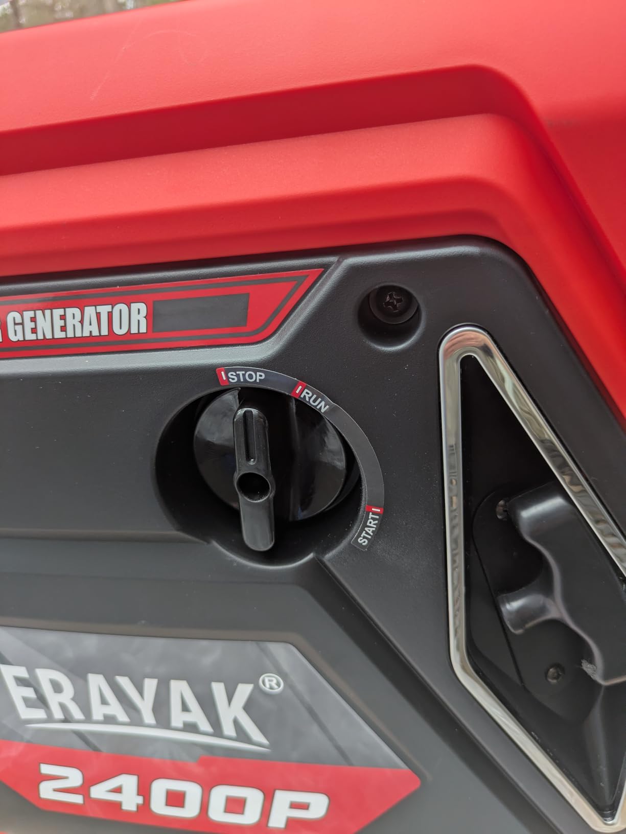 ERAYAK 2400W Portable Inverter Generator for Home Use, Super Quiet Small Generator for Camping Outdoor Emergency Power Backup, Gas Powered Engine, EPA, ECO Mode customer photo 1