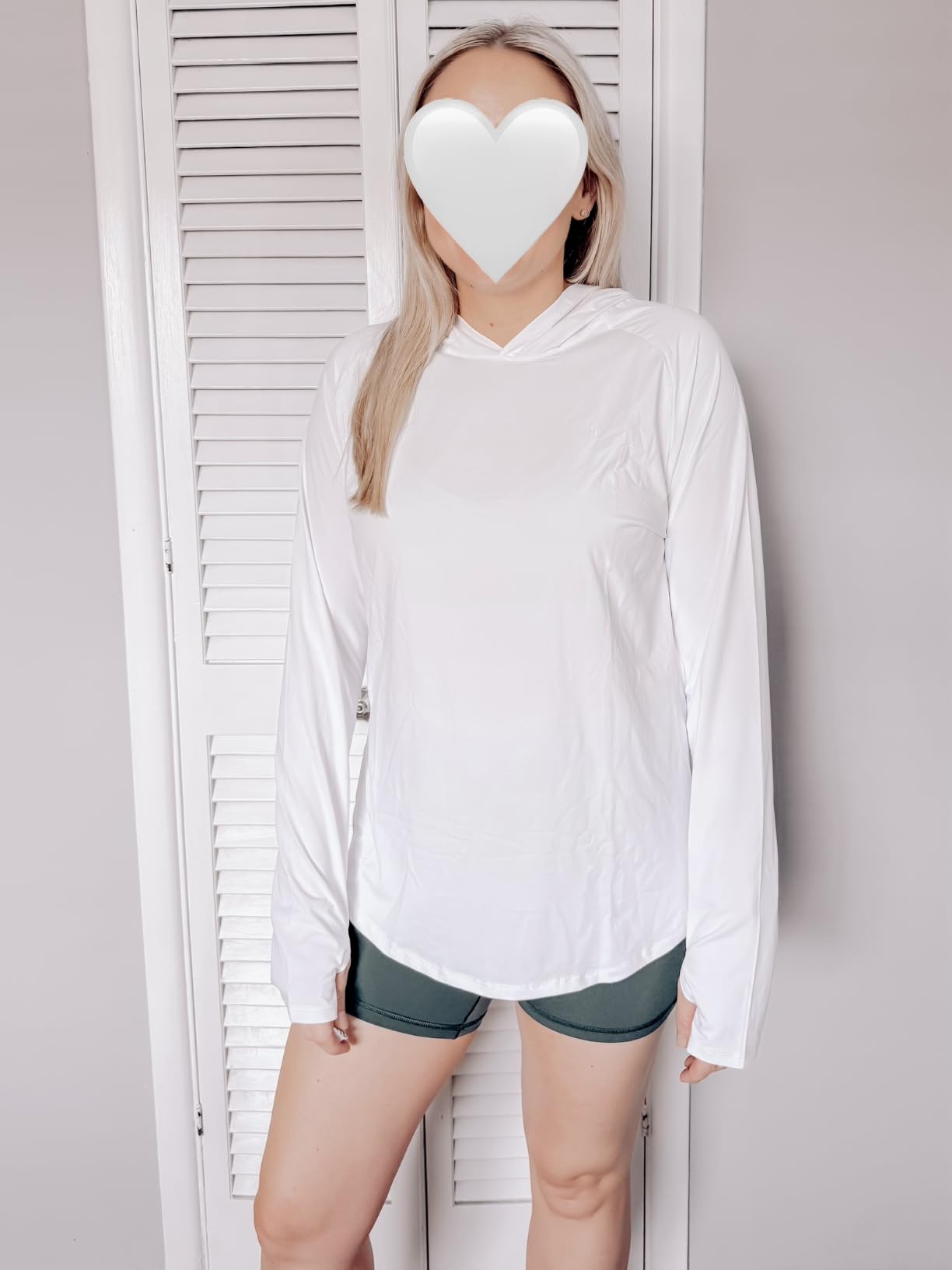 Women's UPF 50+ Sun Protection Hoodie Shirt Long Sleeve Fishing Hiking Outdoor UV Shirt Lightweight customer photo 1