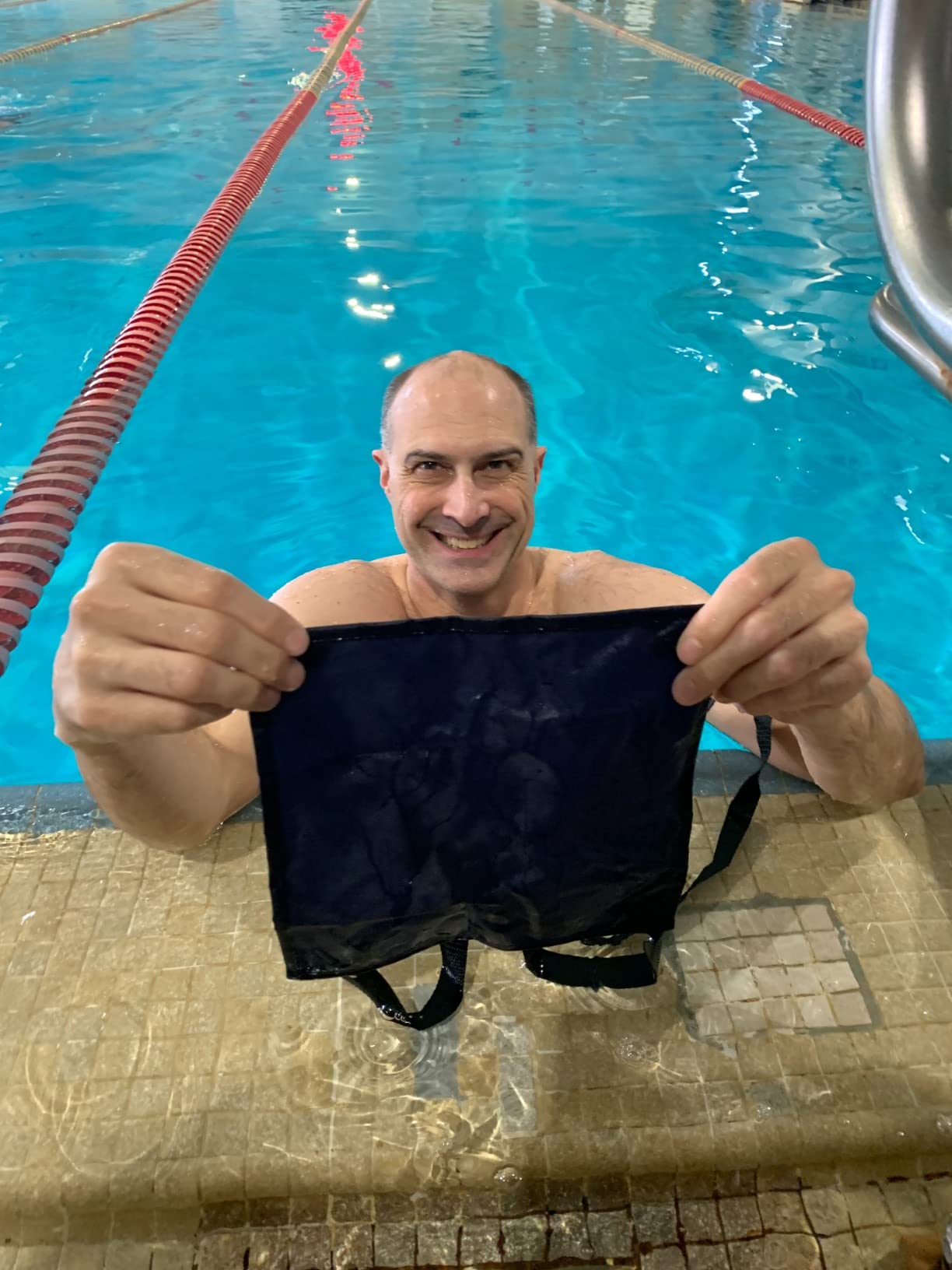 Sporti Swim Parachute - Stationary Swimming Harness, Training Belt, Swim Harness for Pool with High Durability customer photo 1