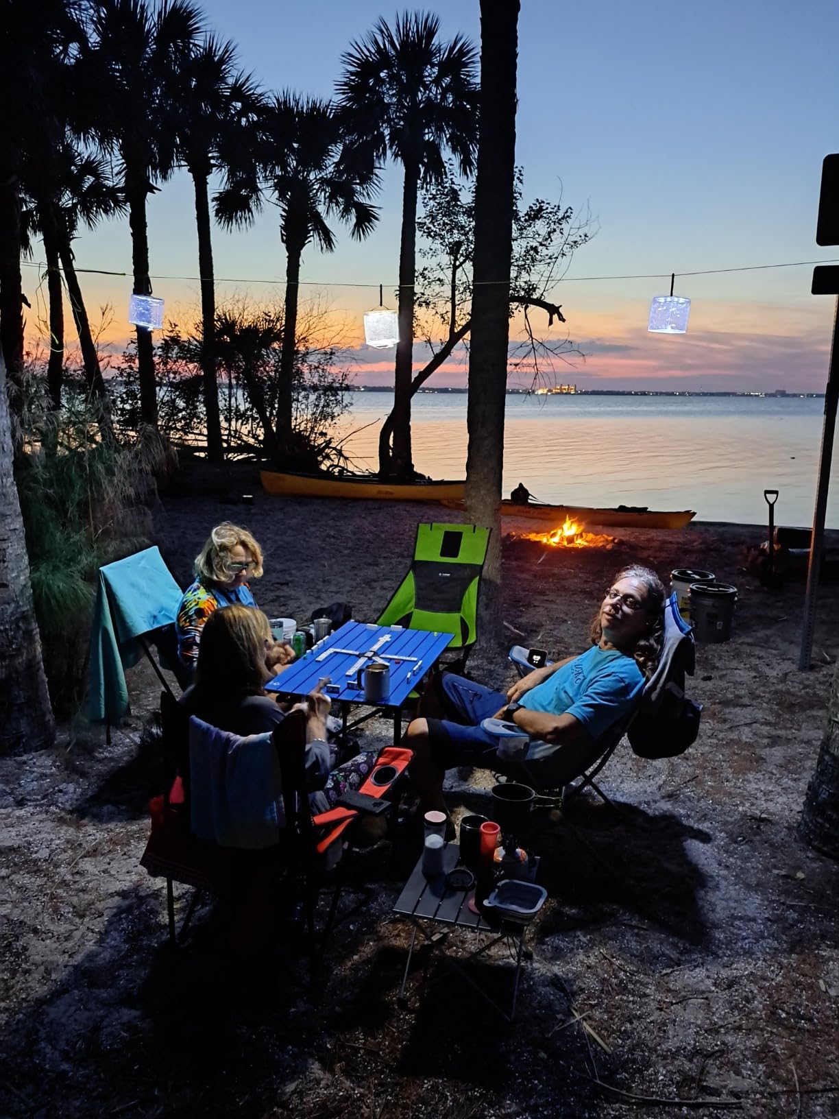 VILLEY Portable Camping Table with Adjustable Legs, Lightweight Aluminum Folding Beach Table with Carrying Bag for Outdoor Cooking, Picnic, Beach, Backyards, BBQ and Party - Green customer photo 1