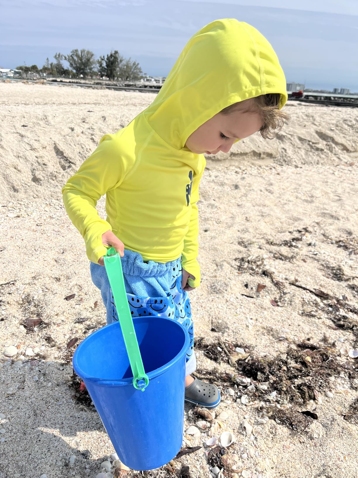 Boys Rash Guard Swim Hoodie, UPF 50+ UV Sun Protection Long Sleeve Fishing Shirt, Kids Youth SPF Water Shirts customer photo 2