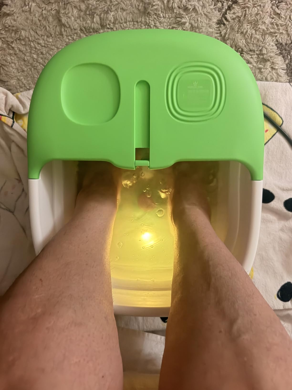 Medical King Foot Spa with Heat and Massage and Jets, Collapsible Massager with Remote Control, Pumice Stone, Bubbles and Vibration customer photo 1