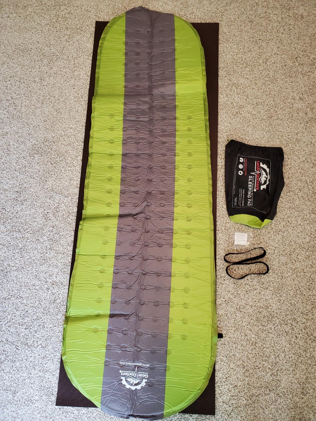 Gear Doctors Artemis 8.3 R-Value Self Inflating Sleeping Pad Camping - Air Mattress Camping - Mattress Pad 4 Season 3D Air Foam 4
