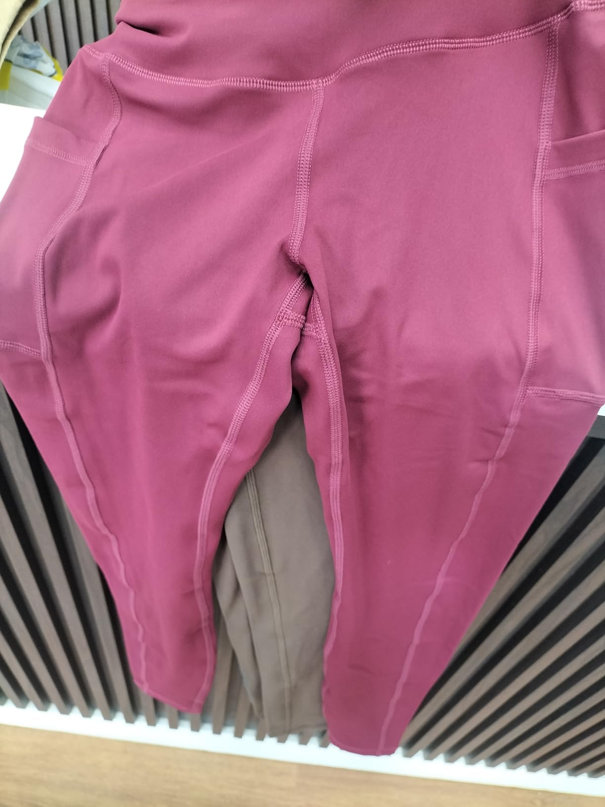 Leggings with Pockets for Women, High Waisted Tummy Control Workout Yoga Pants customer photo 2