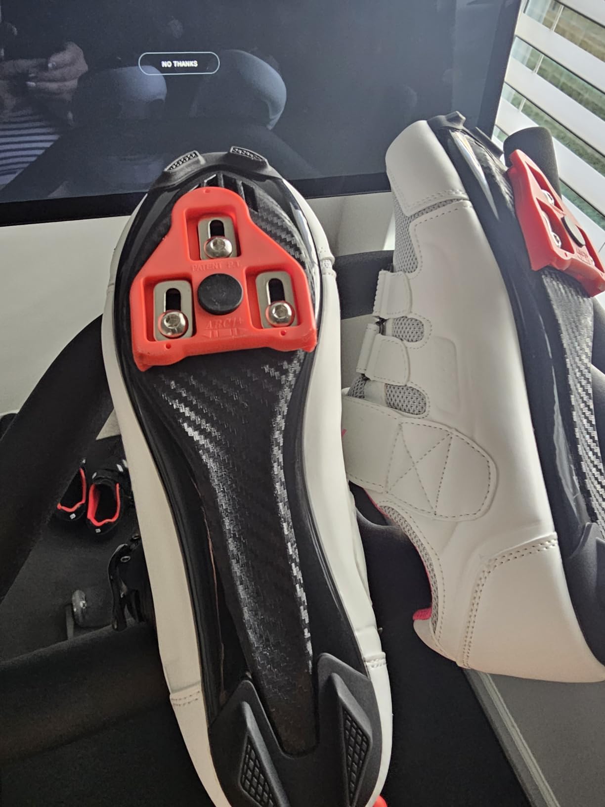 Womens Cycling Shoes Compatible with Peloton Bike Clip in Ladies Indoor Cycling Road Bike Riding Biking Shoes, Pre-Installed Delta Cleats customer photo 1
