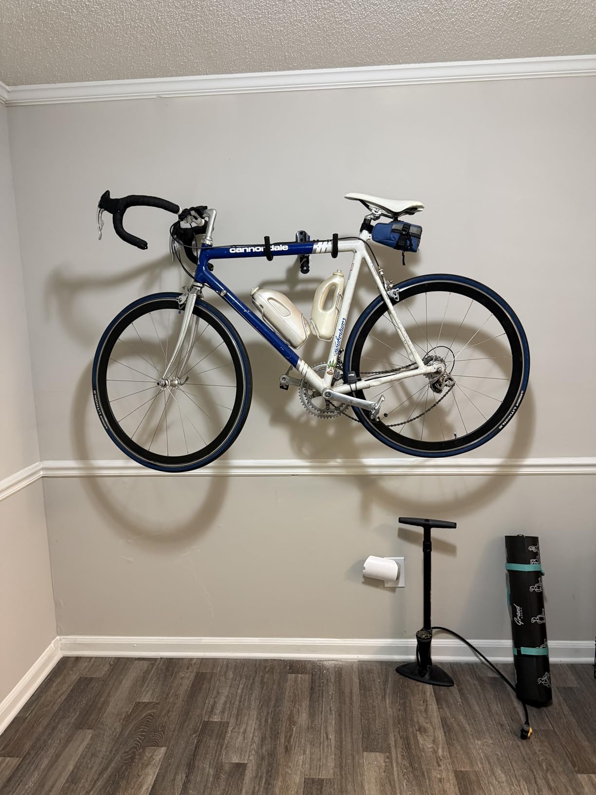 Gootus Bike Wall Mount Hanger - Horizontal Bicycle Indoor Storage Rack | Cycling Wall Mounted Holder Hook - Hang Your Road, Mountain or Hybrid Bikes in Garage or Home customer photo 2