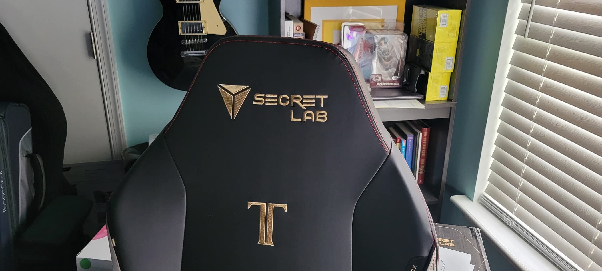 Titan Evo Classic Gaming Chair - Reclining, Ergonomic & Heavy Duty Computer Chair with 4D Armrests, Magnetic Head Pillow & Lumbar Support - Big and Tall 395 lbs - Black - Leatherette customer photo 1