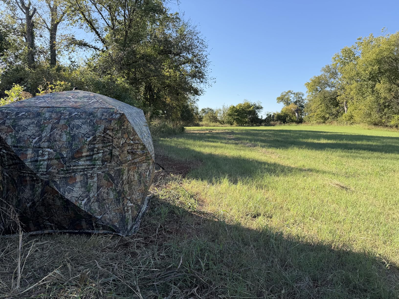 Lenotos Hunting Blind 270 Degree See Through, Low-Noise 2-3 Person Pop Up Deer Blind, Portable Durable Ground Blind for Deer & Turkey Hunting customer photo 1