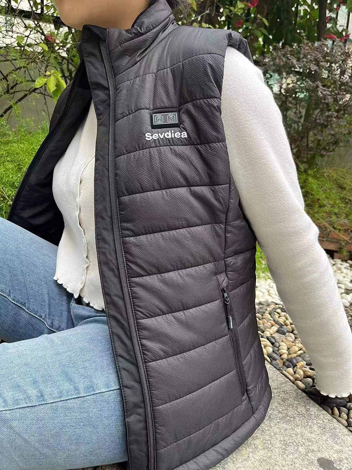 Heated Vest for Women with 16000mAh 7.4V Battery Pack Included, Warming Women's Heated Vest Electric Rechargeable customer photo 2
