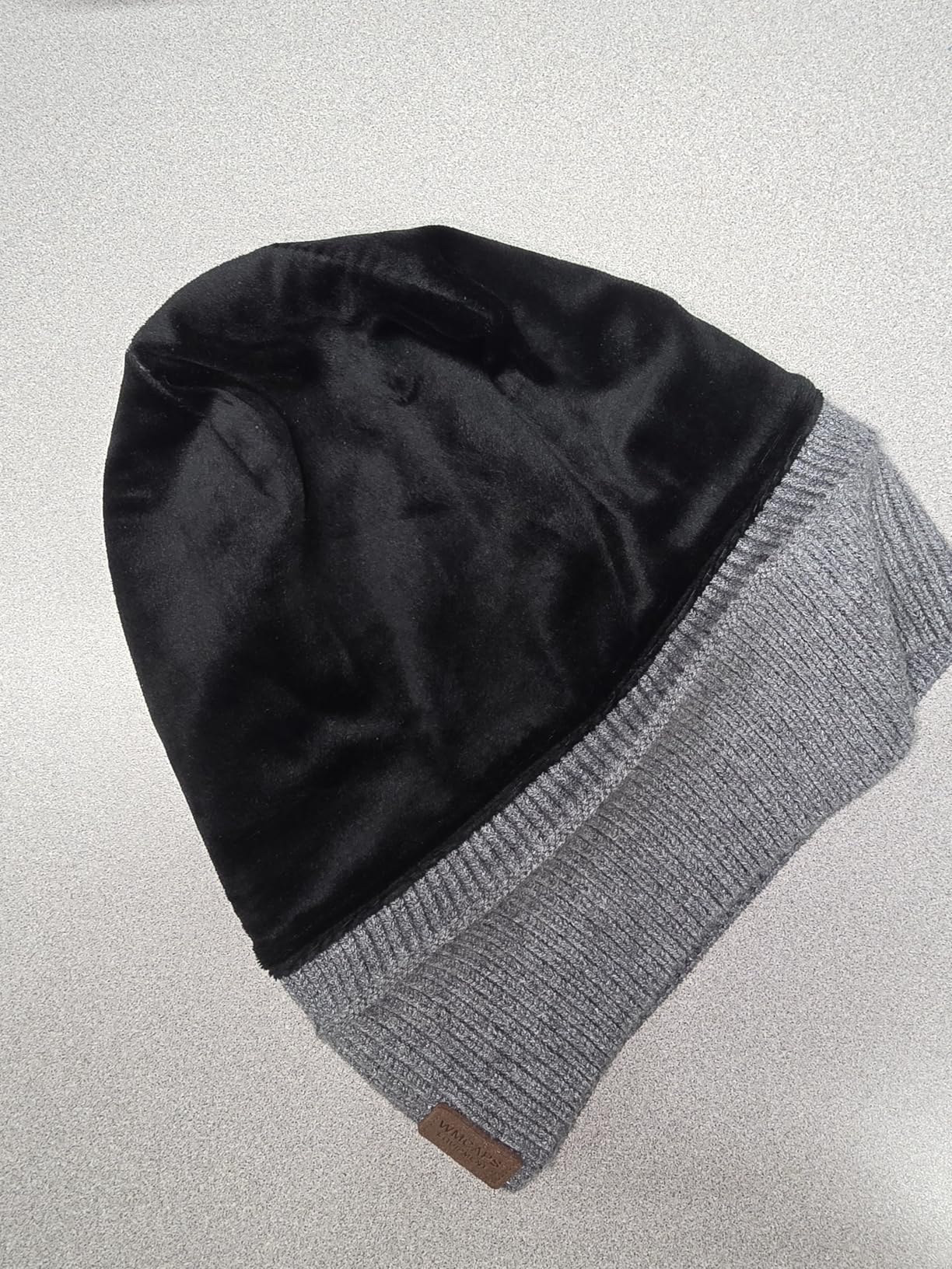 Winter Beanie for Men Women, Fleece Lined Beanie Soft Warm Knit Hat Ski Stocking Cuffed Cap customer photo 2