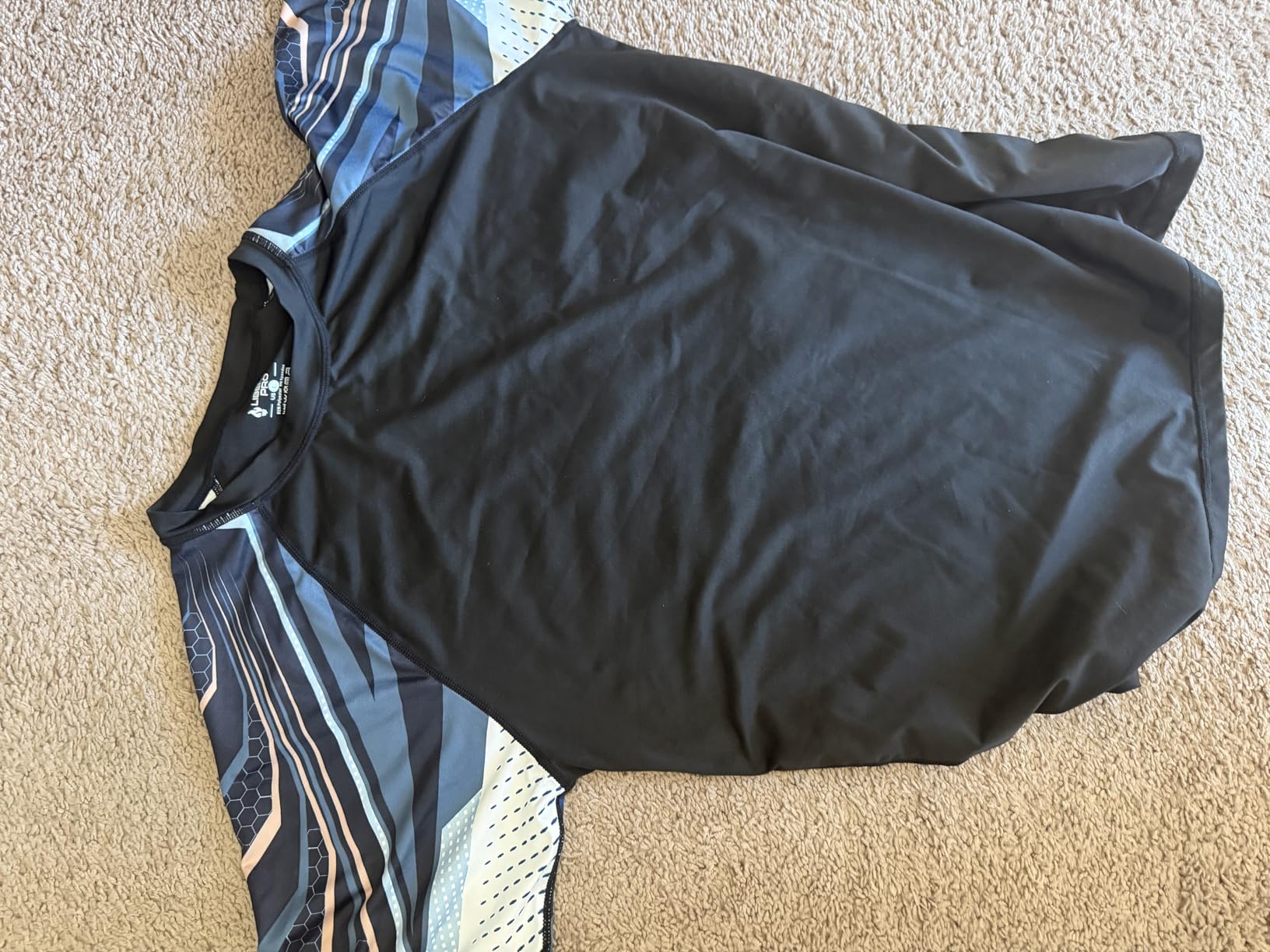 2-Pack Swim Shirts for Men UPF 50+ Loose Fit Rash Guard, Quick Dry UV Sun Protection Short Sleeve Shirt customer photo 2