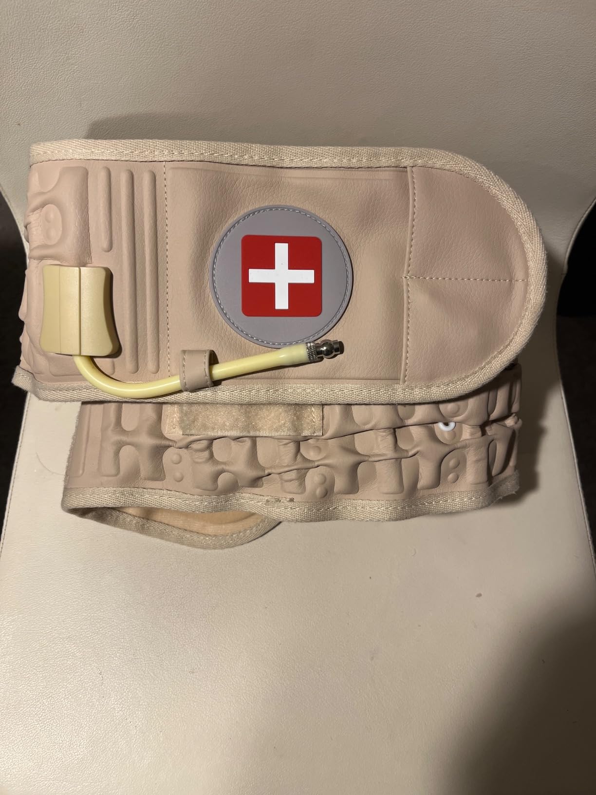 Decompression Back Belt, Inflatable Back Brace for Back Pain, Inflatable air columns for lumbar support, Relieves herniated disc & lumbar strain, Fits 29-49 waist, Restores spinal curve customer photo 2