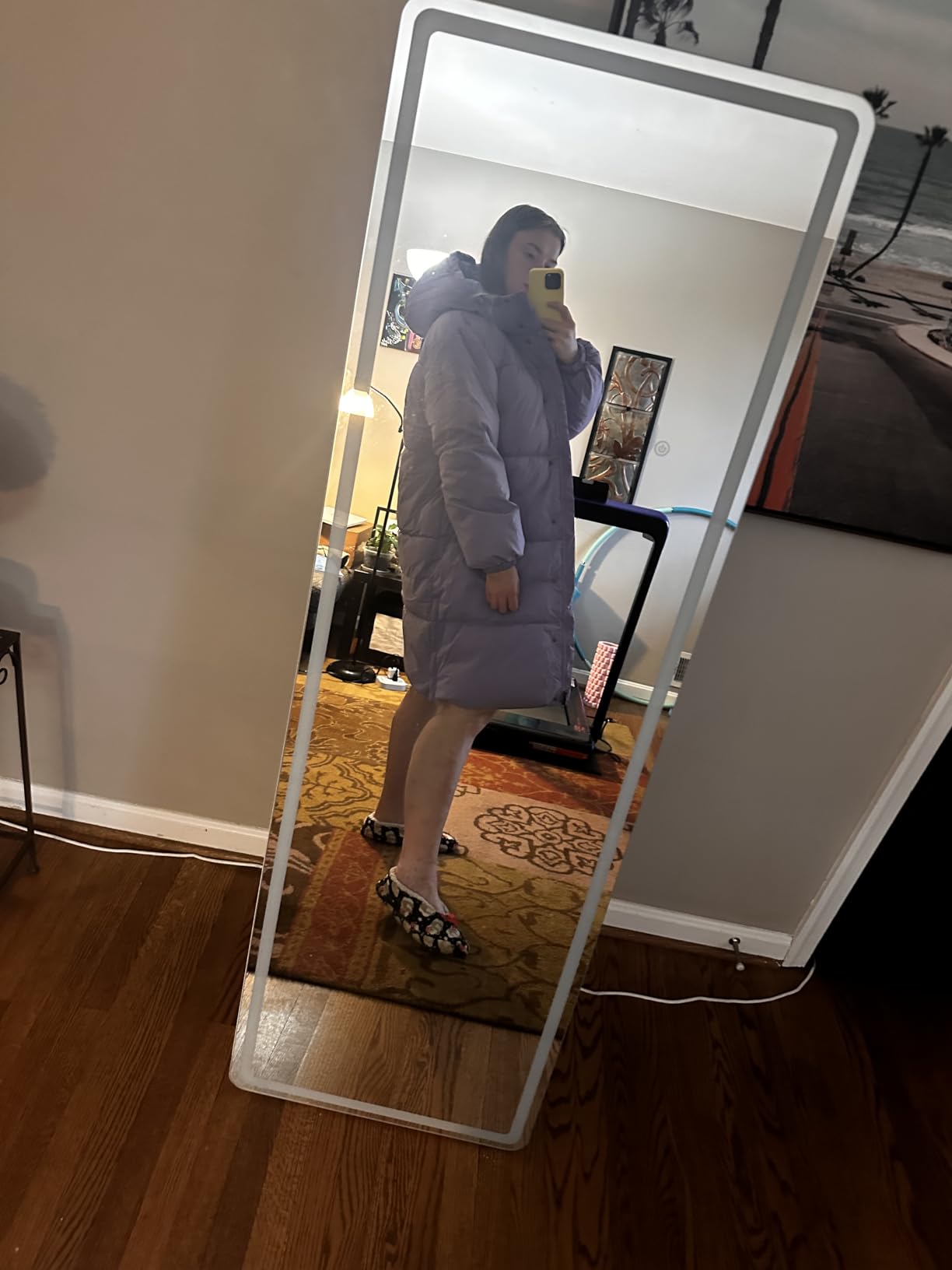 Women's Oversized Long Hooded Insulated Puffer Jacket (Available in Plus Size) customer photo 2