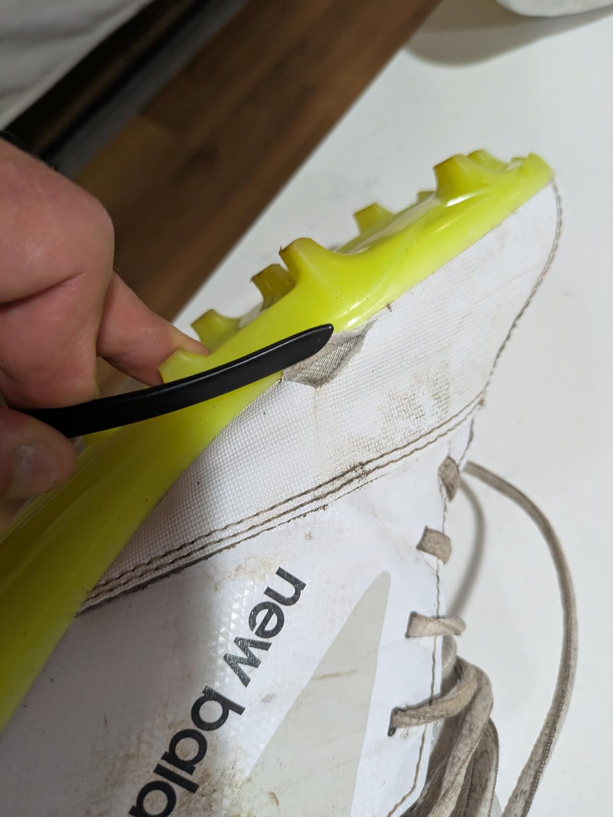 New Balance Men's Rush V4 Mid Lacrosse Cleats customer photo 2