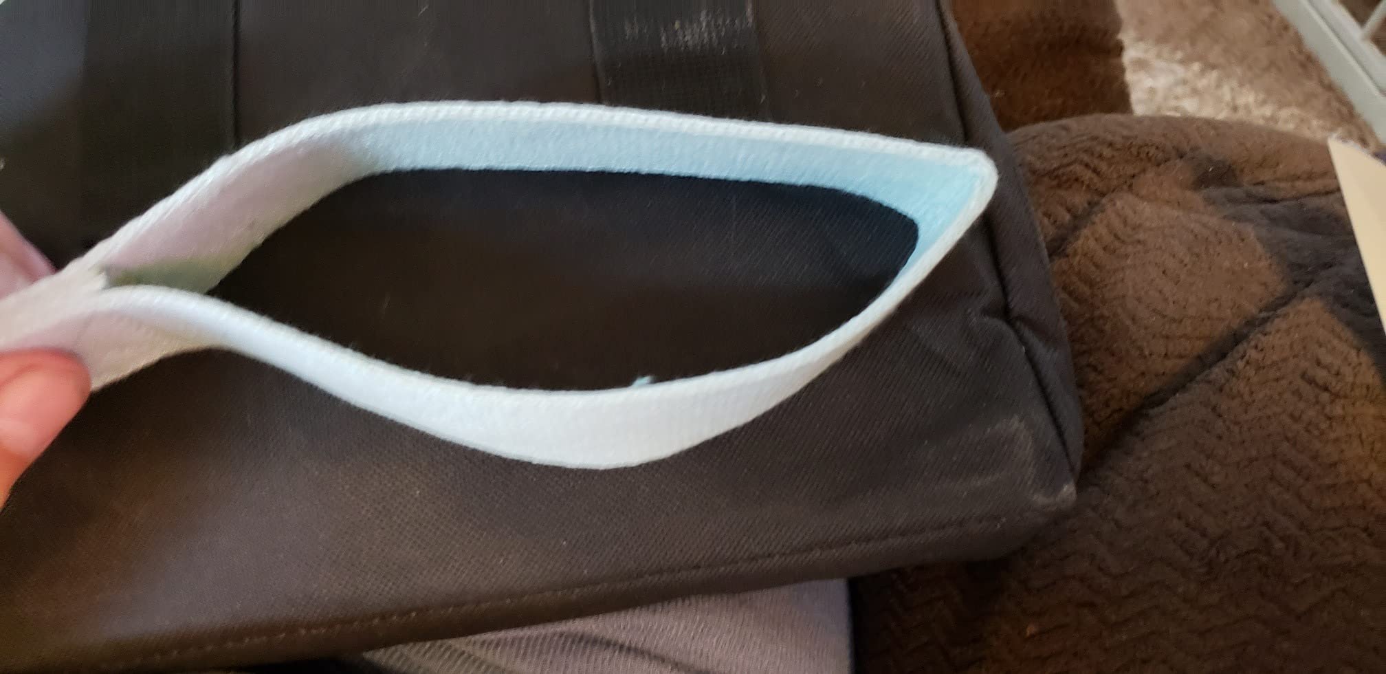 TECEUM Soft Cotton Stretching Strap for Sensitive Skin - Yoga Strap for Physical Therapy - 10 Loops Non-Elastic Stretch Band for Flexibility, Hamstring, Pilates & Rehab customer photo 2
