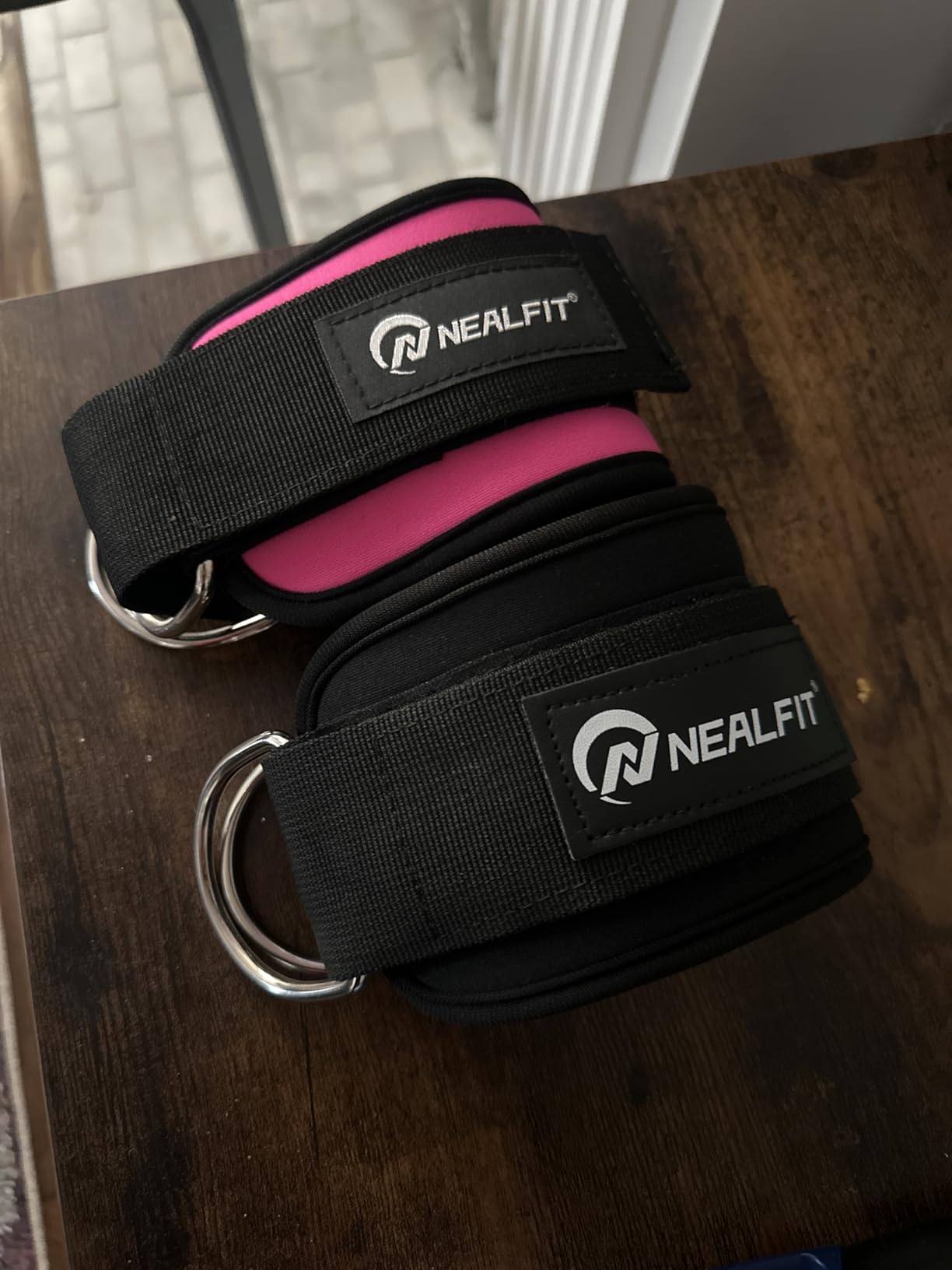 NEALFIT Ankle Strap for Cable Machine, Gym Ankle Cuff for Kickbacks, Leg Extensions, Glute Workouts, Booty Hip Abductors Exercise for Women and Men customer photo 1