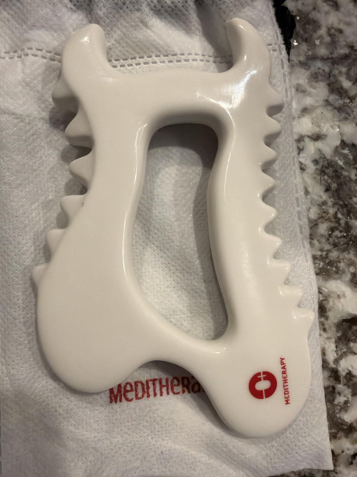 MEDITHERAPY SOKSAL GUASHA, Ceramic Gua Sha, Body Massage Tool, Korean Body Guasha, Guasha Board, Face Lift, Muscle Relief Massage Board (Body Massager) customer photo 1