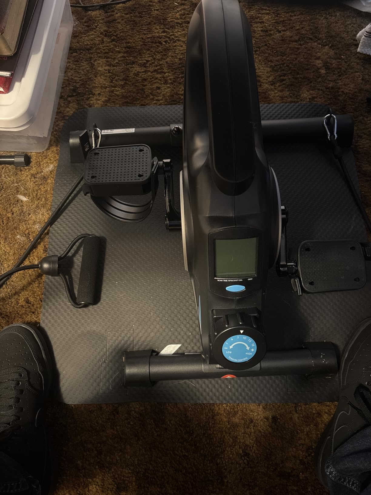 Under Desk Bike Pedal Exerciser, Quiet Magnetic Mini Exercise Bike with MERACH App for Arm, Leg Recovery, Physical Therapy customer photo 1