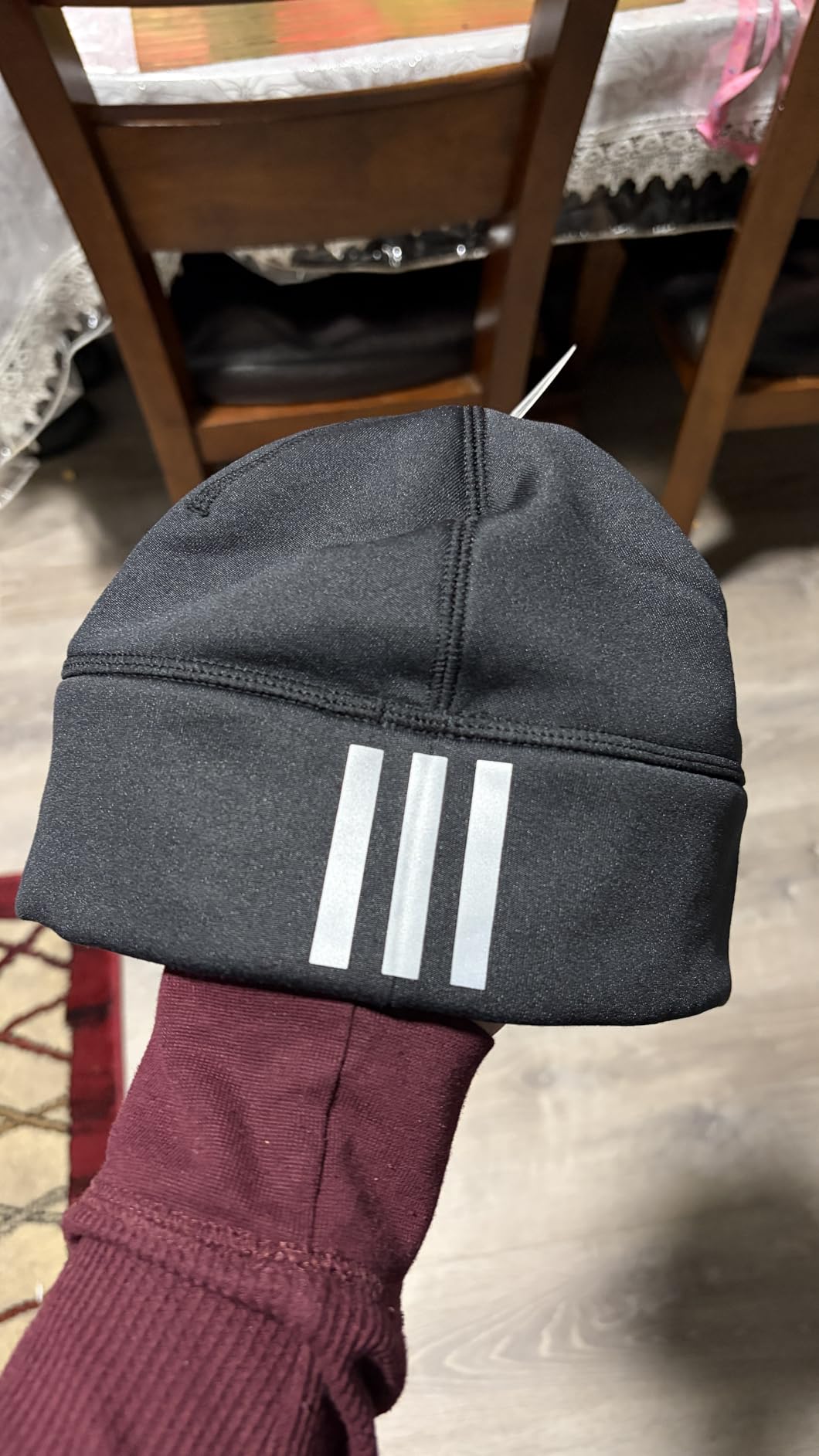 Adidas Unisex Alphaskin Beanie - Performance Workout Skull Cap customer photo 2